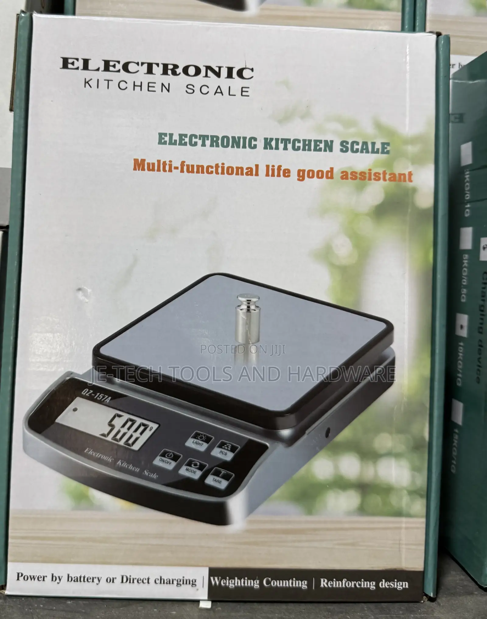 Qz-157a Electronic Kitchen Scale Rechargeable and Battery 10kg