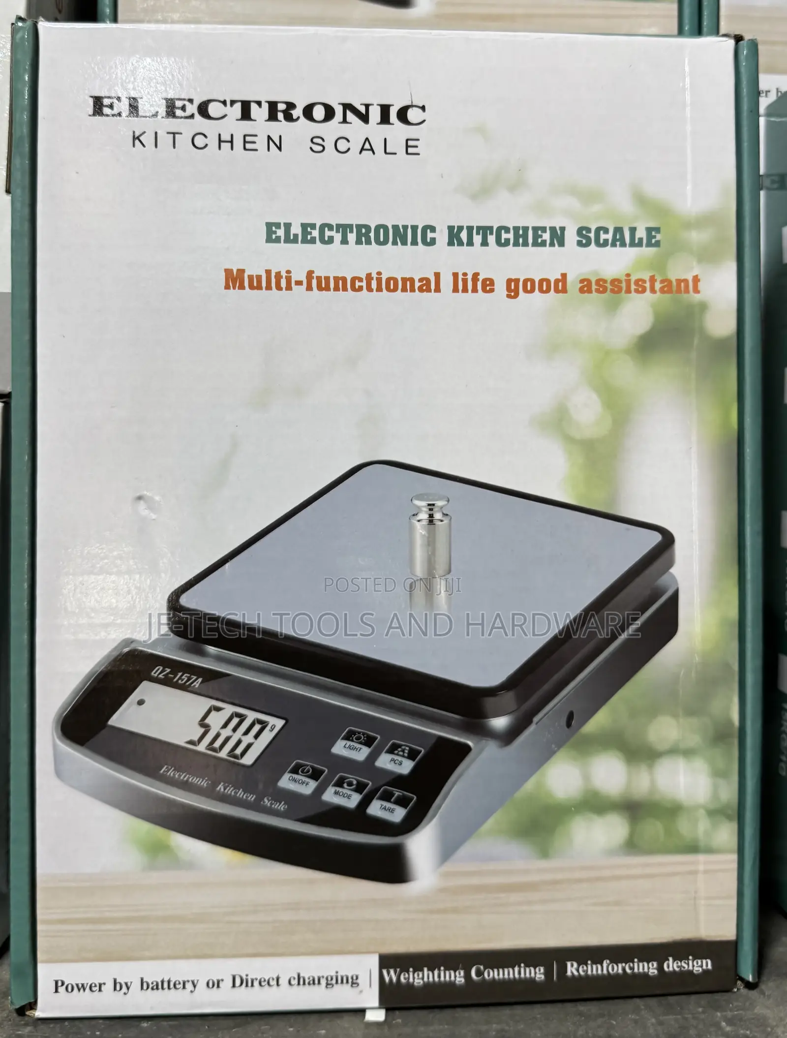 Qz-157a Electronic Kitchen Scale Rechargeable and Battery 10kg