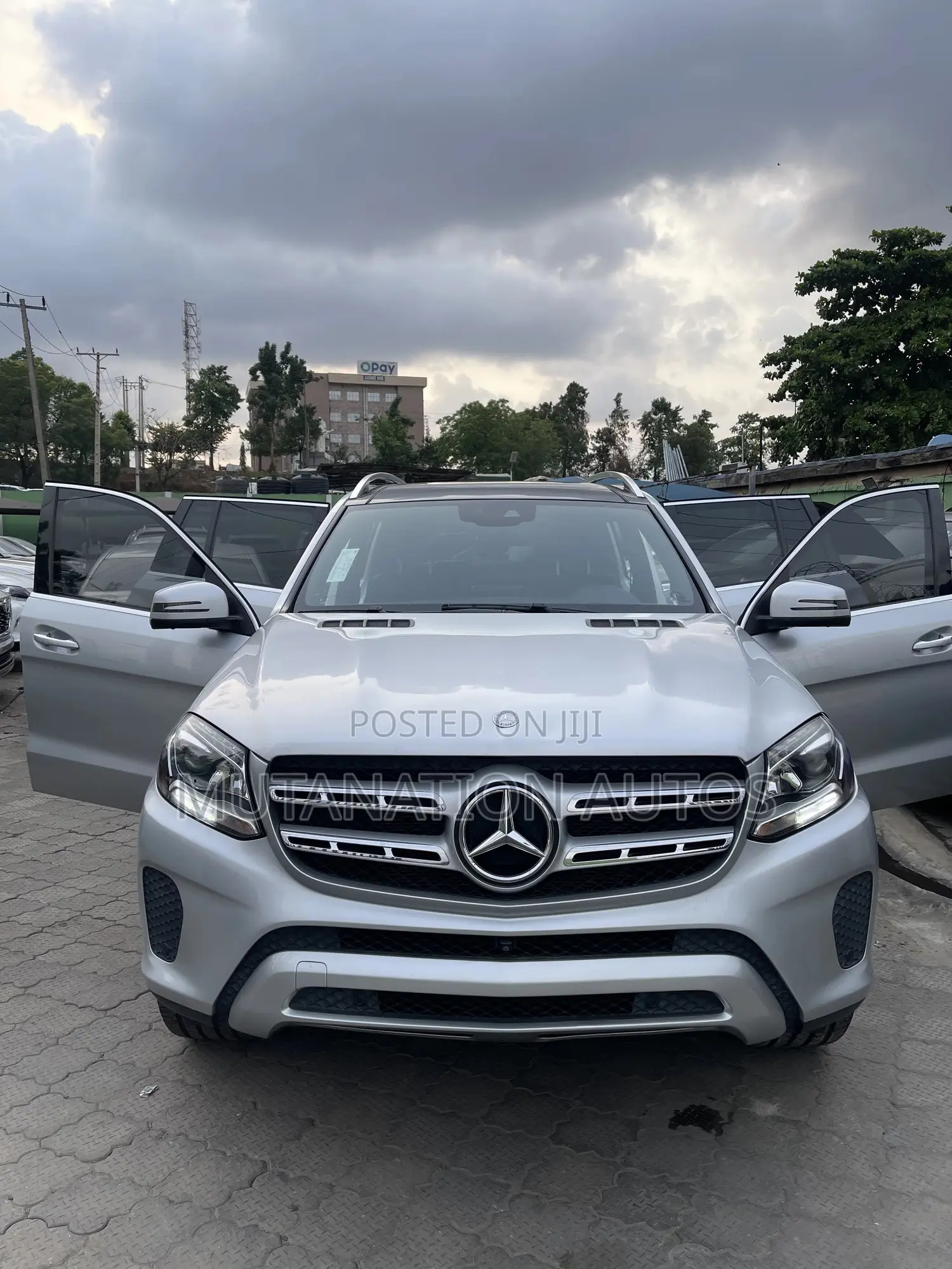 Mercedes-Benz GLS-Class GLS450 4Matic 2017 Silver