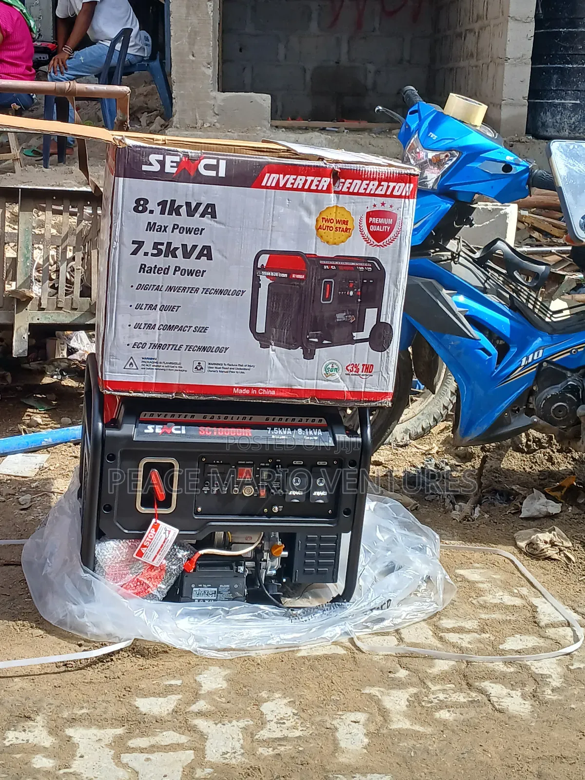 Senci Inverter Gasoline 8.1kva Generator With 1year Warranty