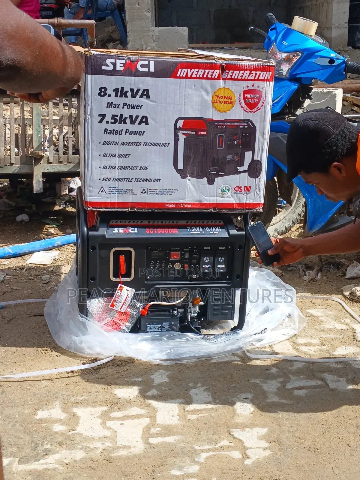 Senci Inverter Gasoline 8.1kva Generator With 1year Warranty