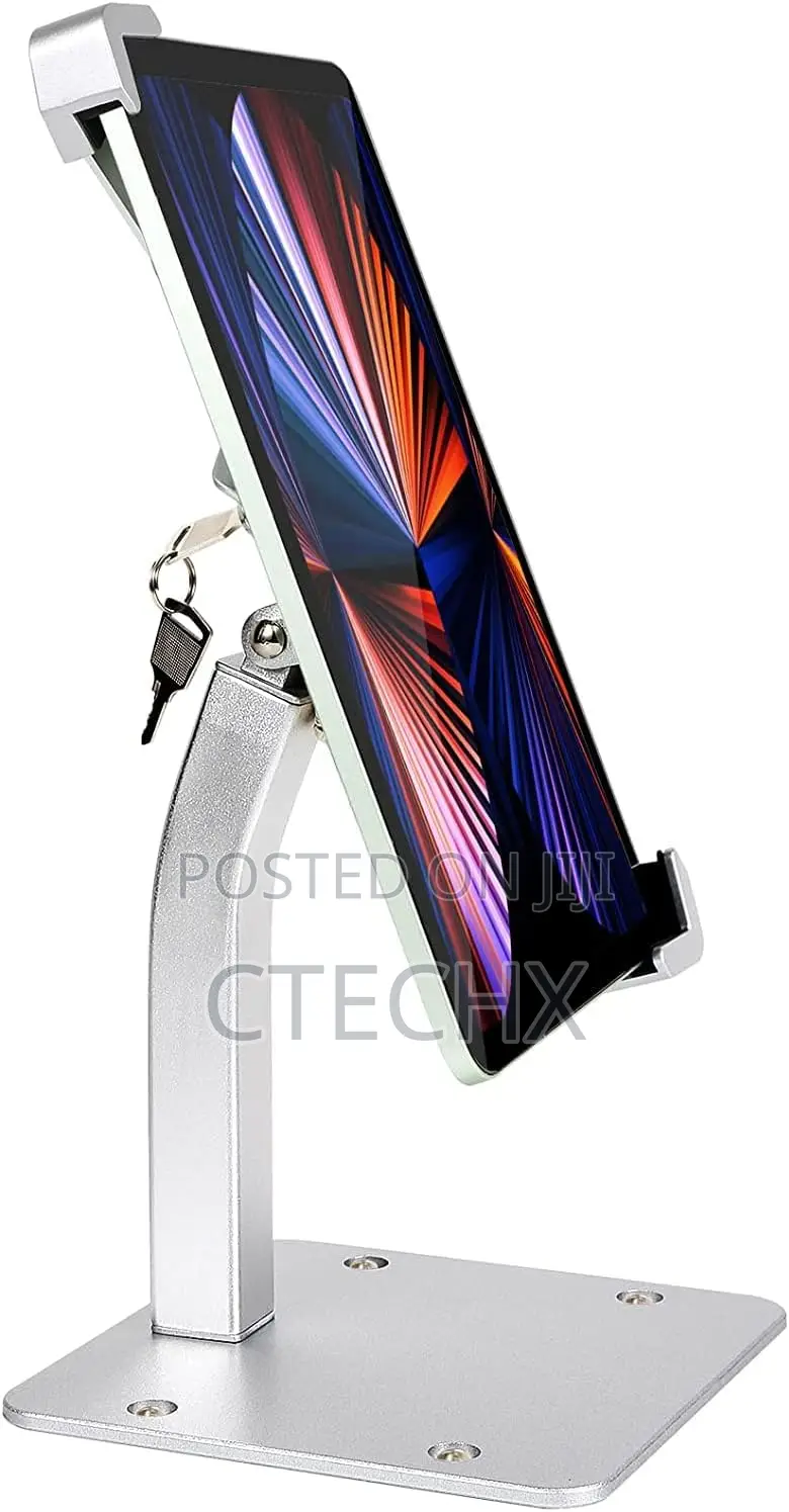 Anti-Theft Desktop Tablet Kiosk Stand Holder With Security Lock7-11"