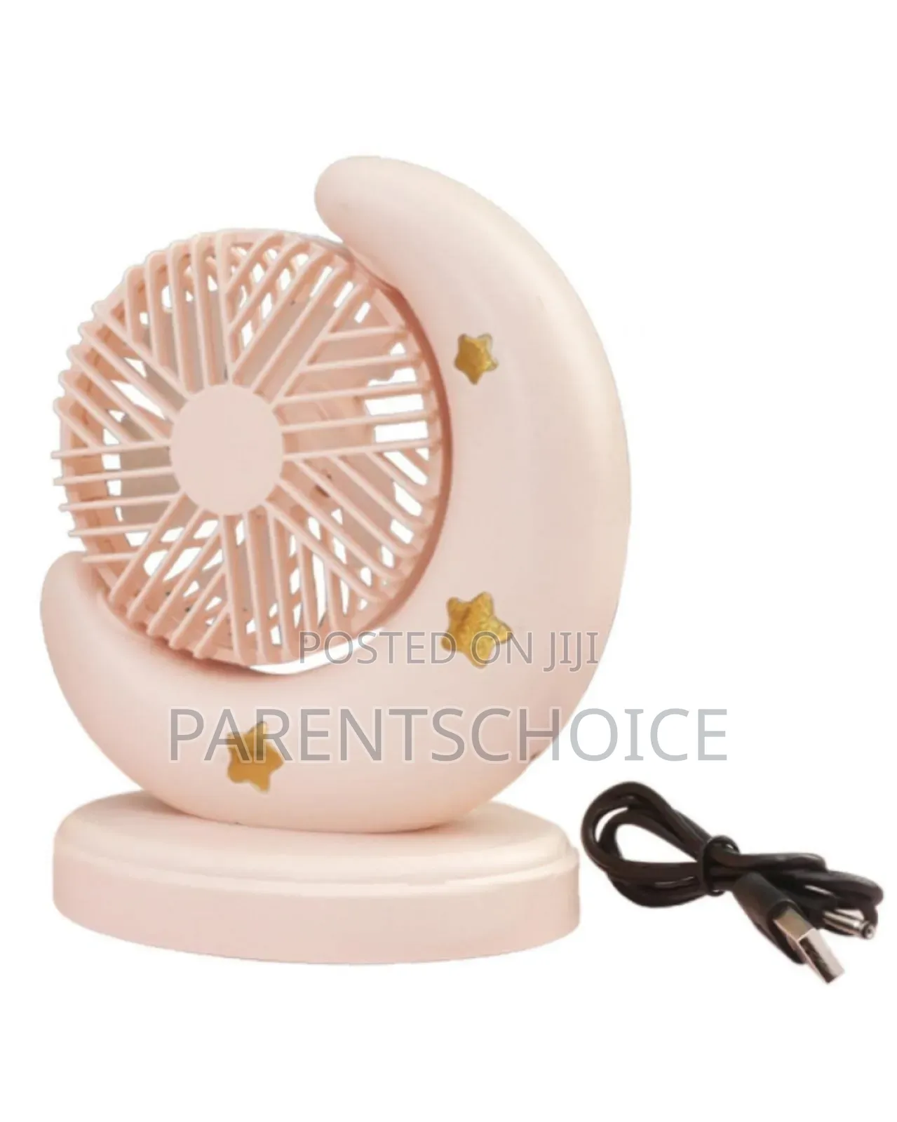 Usb Desk Fan With Moon Shape