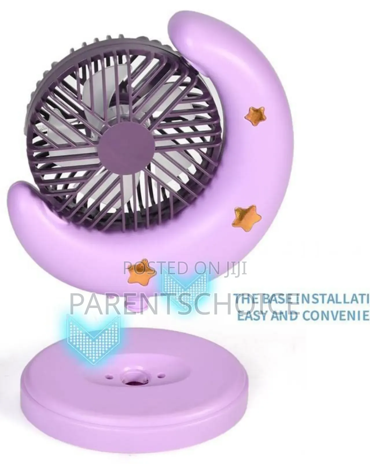 Usb Desk Fan With Moon Shape