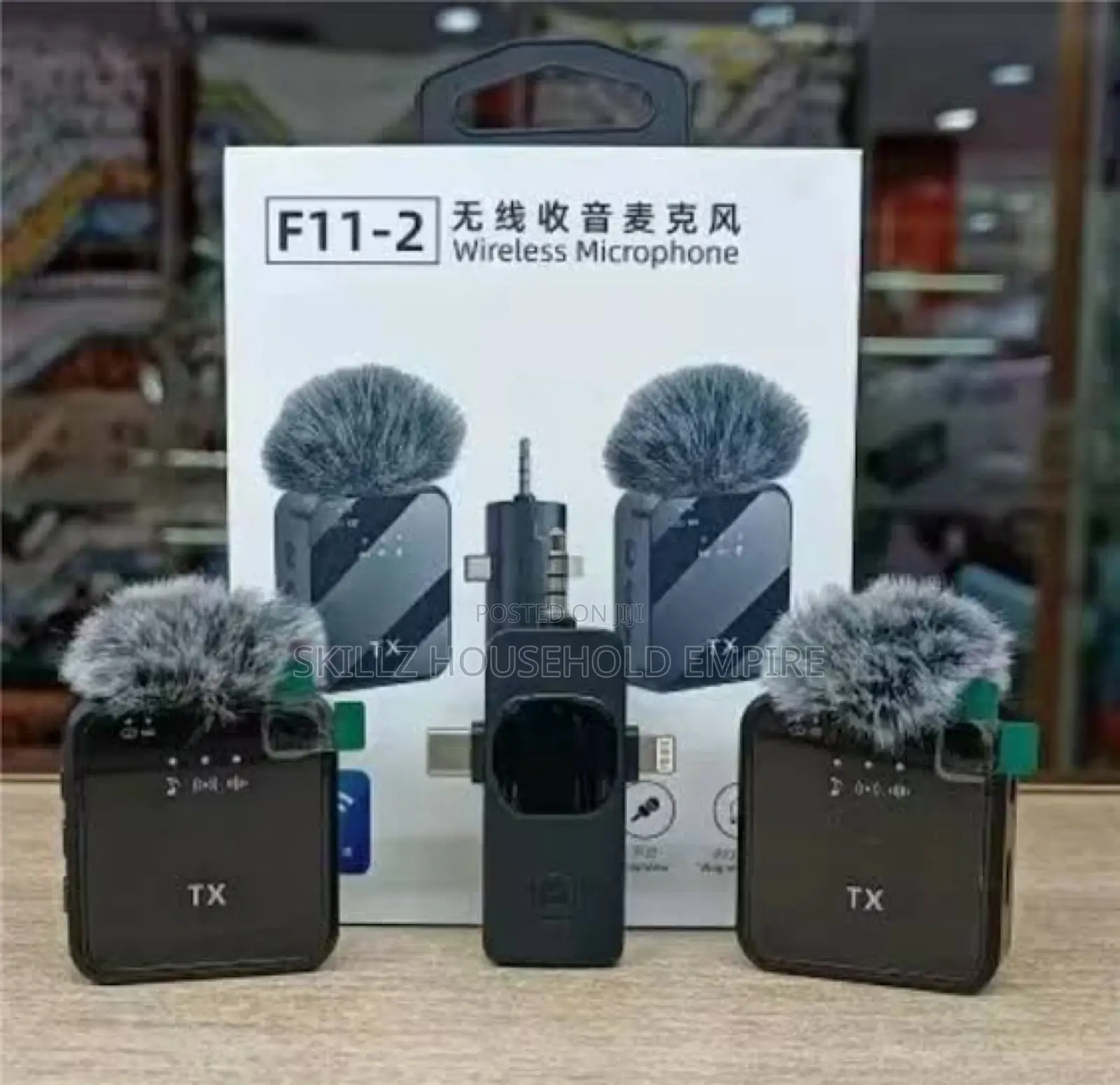 3in1 Dual Wireless Microphone
