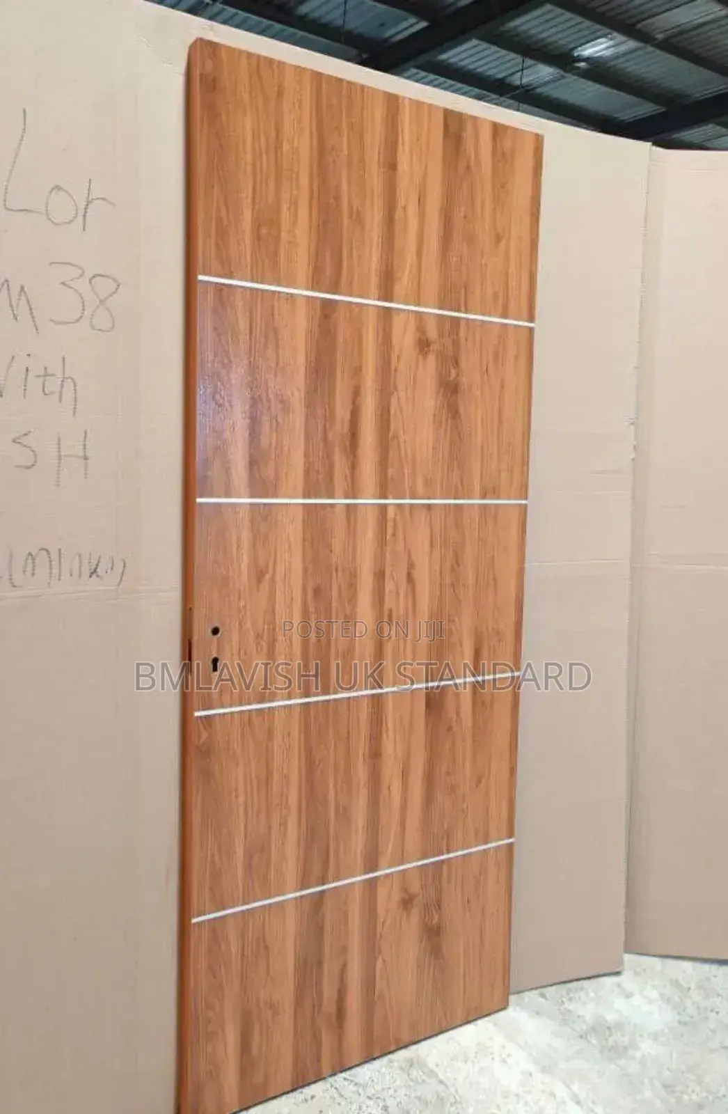 HDF Turkey Wooden Room Doors 3ft by 7ft With Frame and Locks