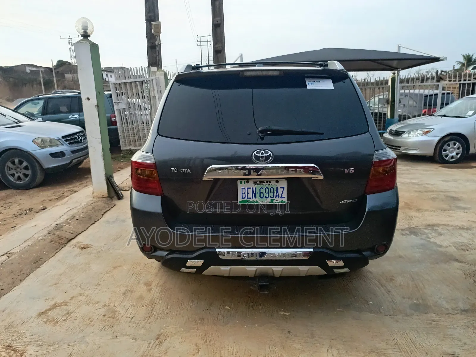 Toyota Highlander Limited 2009 Gray
