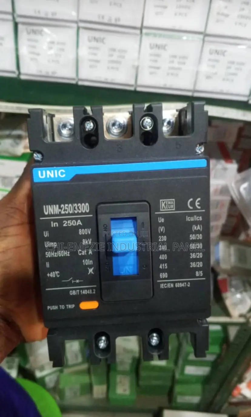 250a Dc Breaker 3 Pole 250a McCb Strong Reliable Power Protection