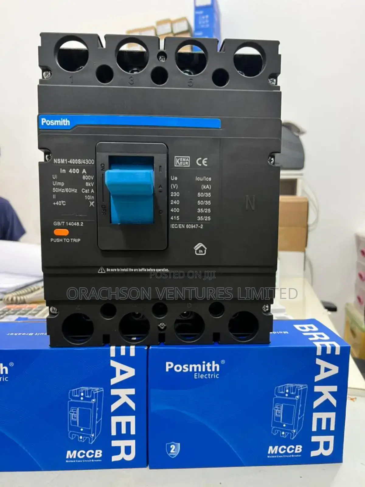 400amps 4pole McCb Power Breaker