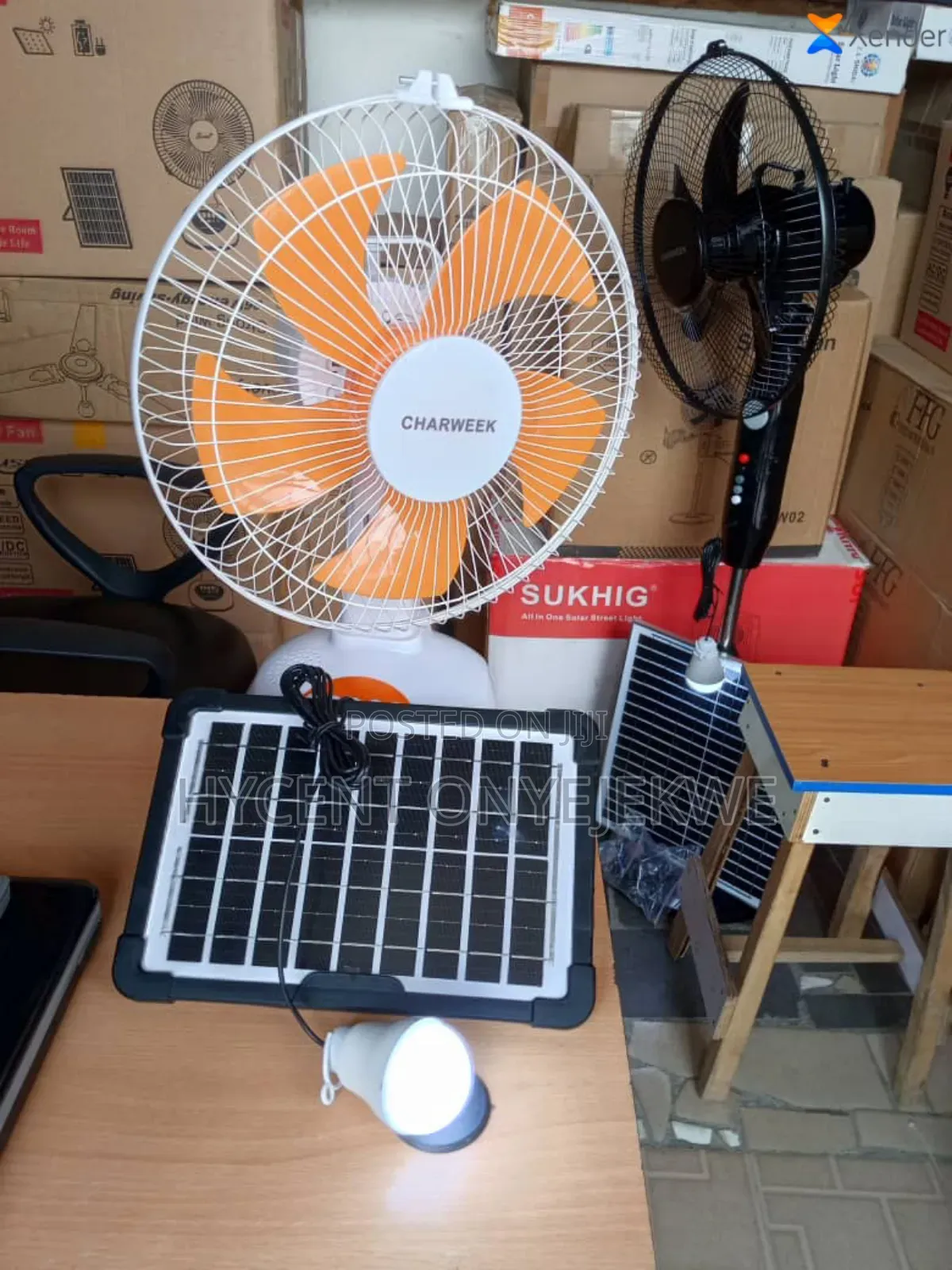 Solar Fan and Ceiling Fan