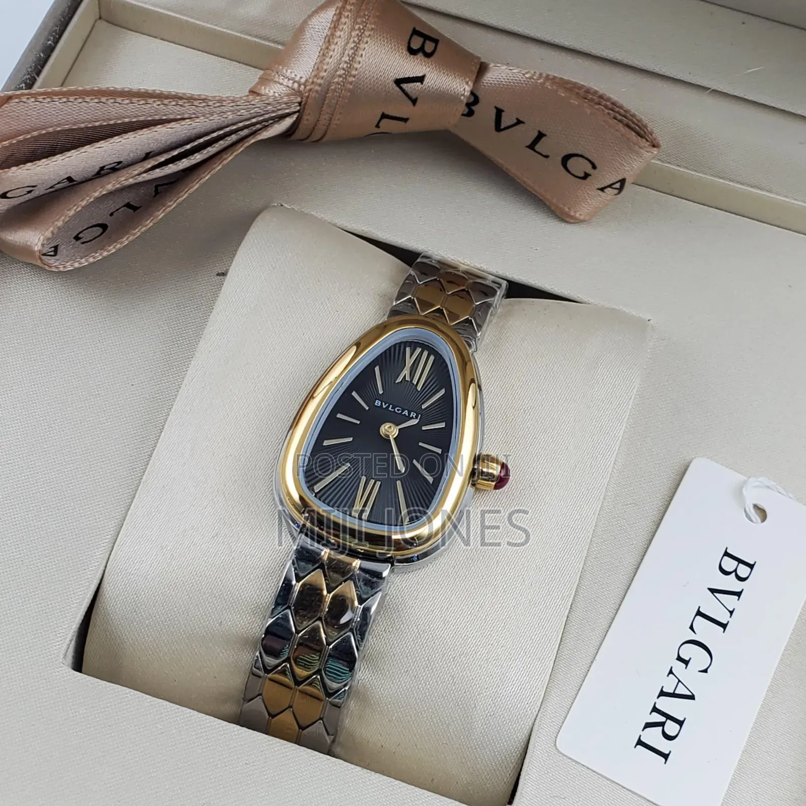 "Bvlgari Inspired Chain Wristwatch - Ladies Edition"