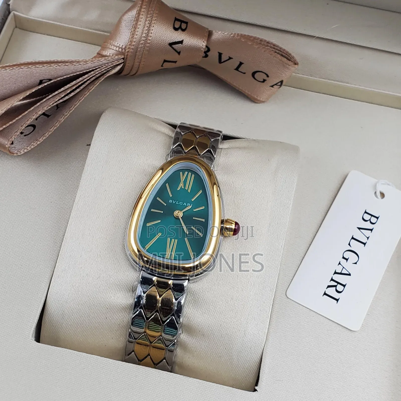 "Bvlgari Inspired Chain Wristwatch - Ladies Edition"
