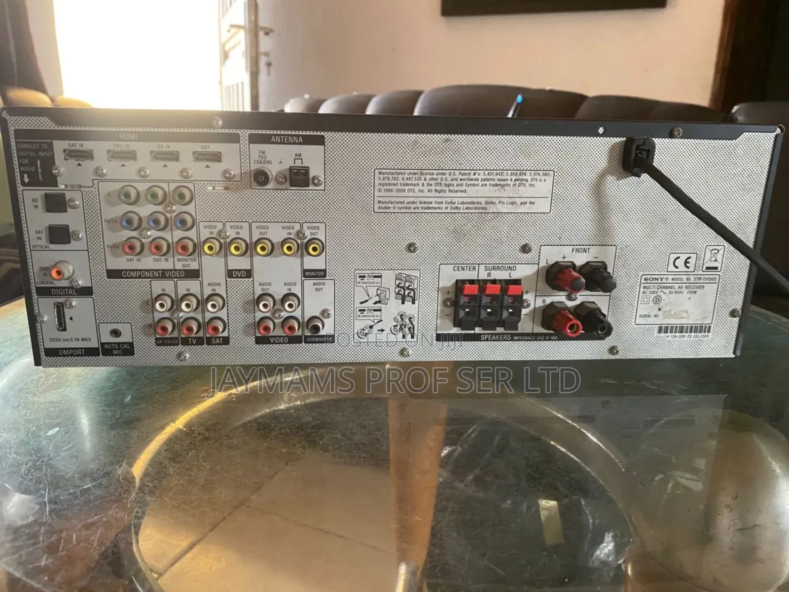Sony 5.1 Channel Av Receiver Model STR Dh500