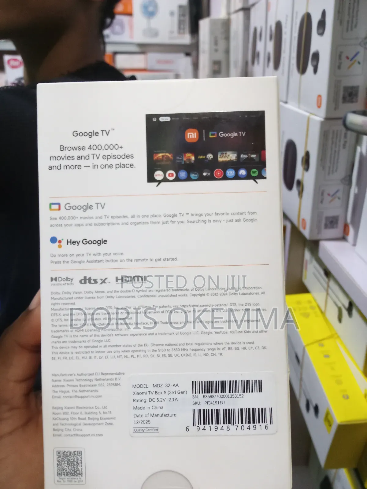 Xiaomi Tv Box S (3rd Gen) – Ultra Hd – Google Tv