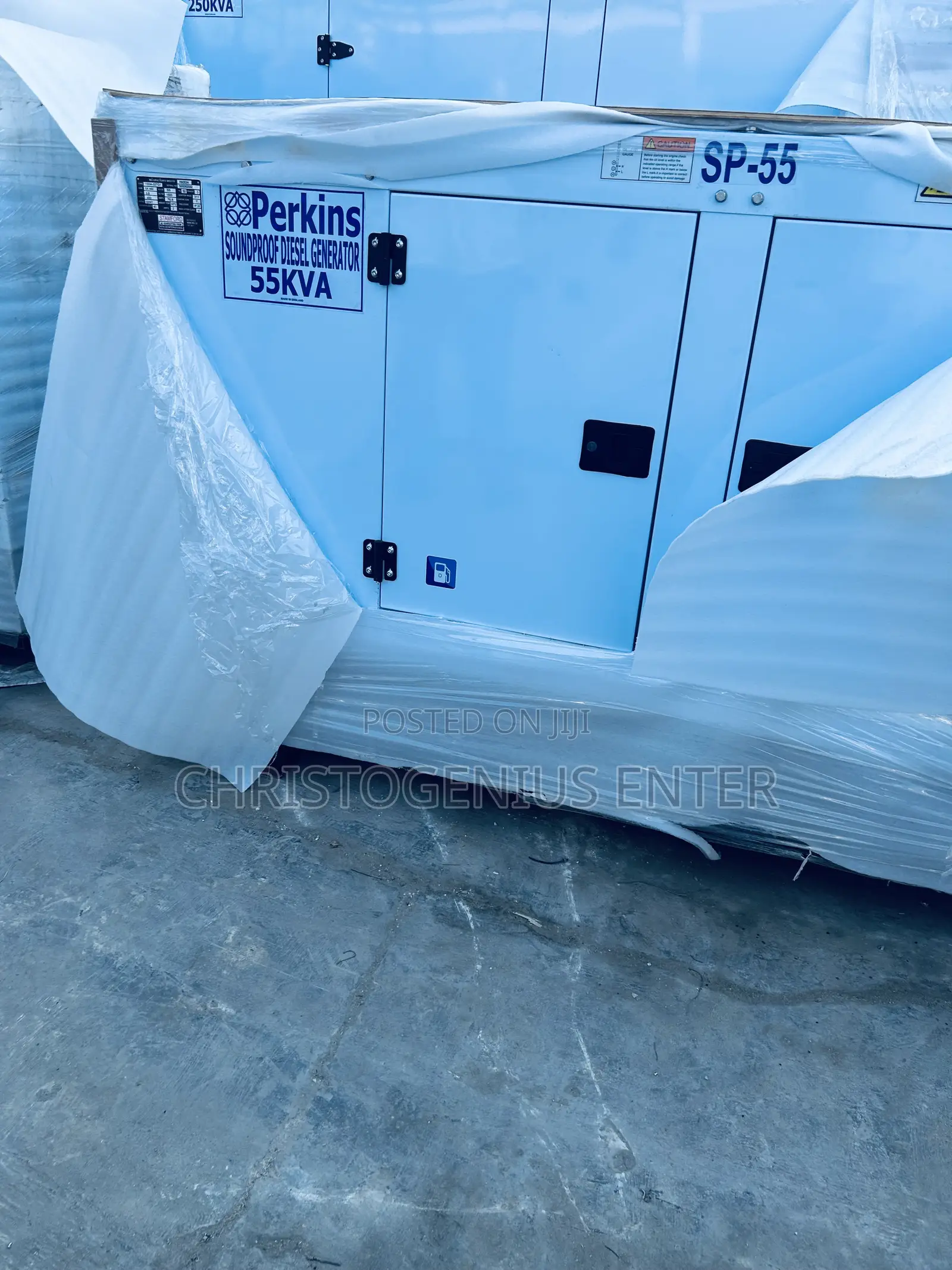 55kva England Copper Coil Engine , Perkins Noiseless Generator