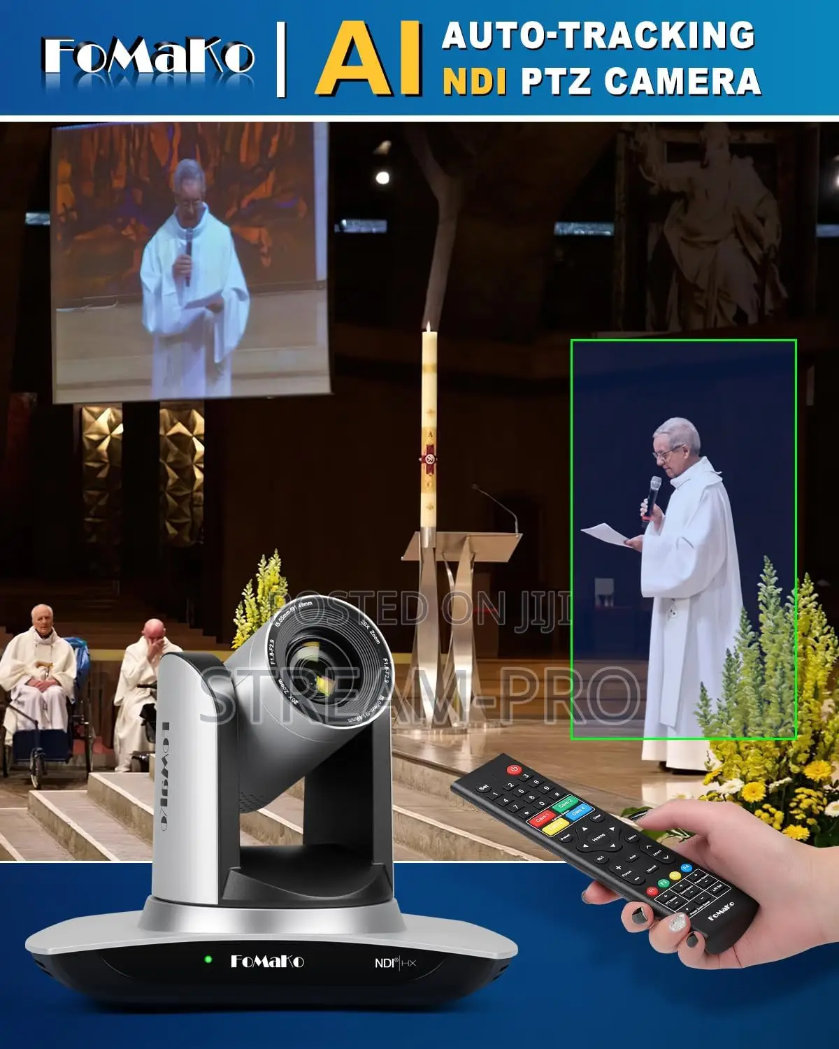 20x Ptz Camera With Ai-tracking Auto-tracking 20uh