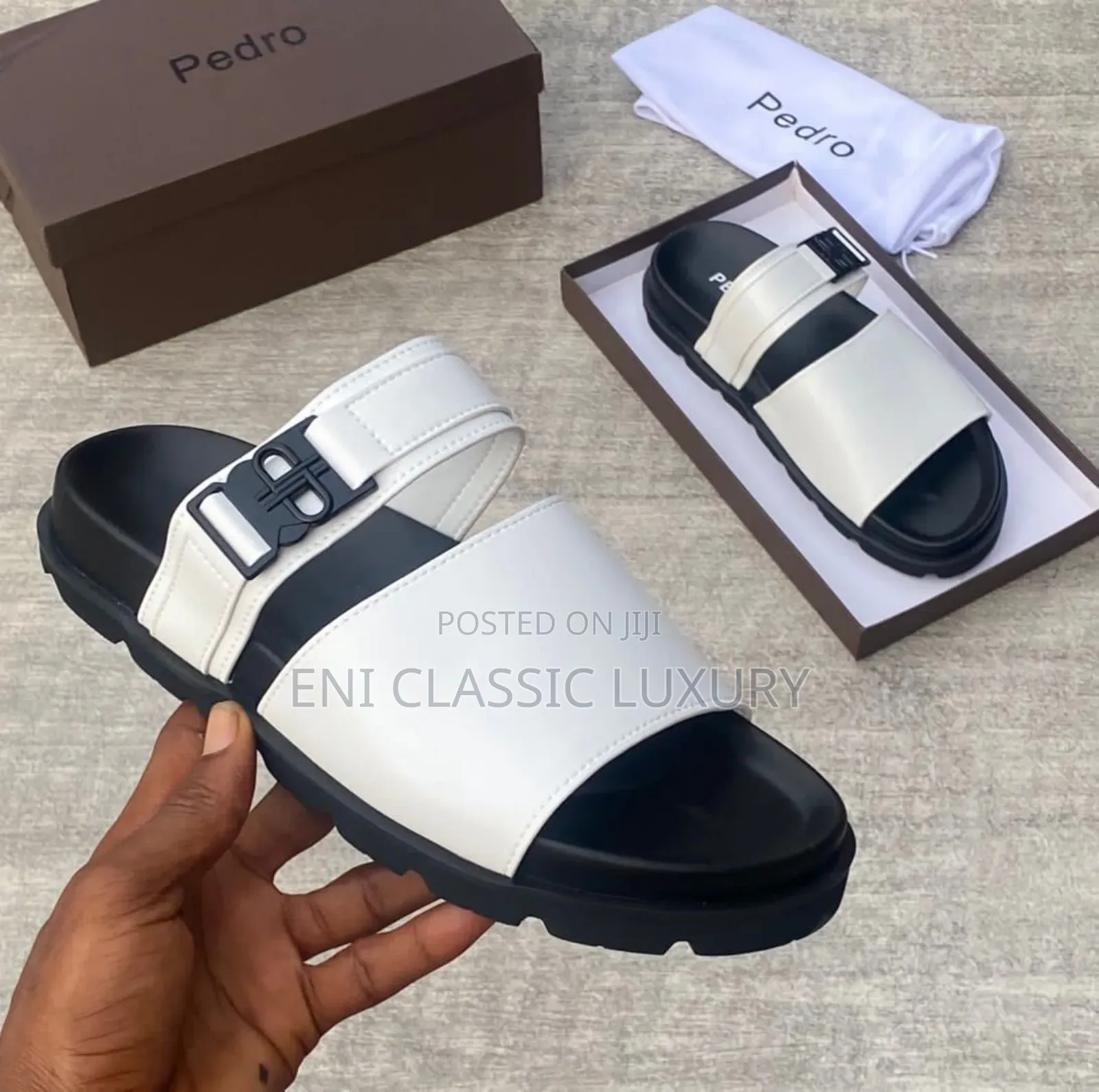 Pedro Luxury Men's Slippers Well Banded Package