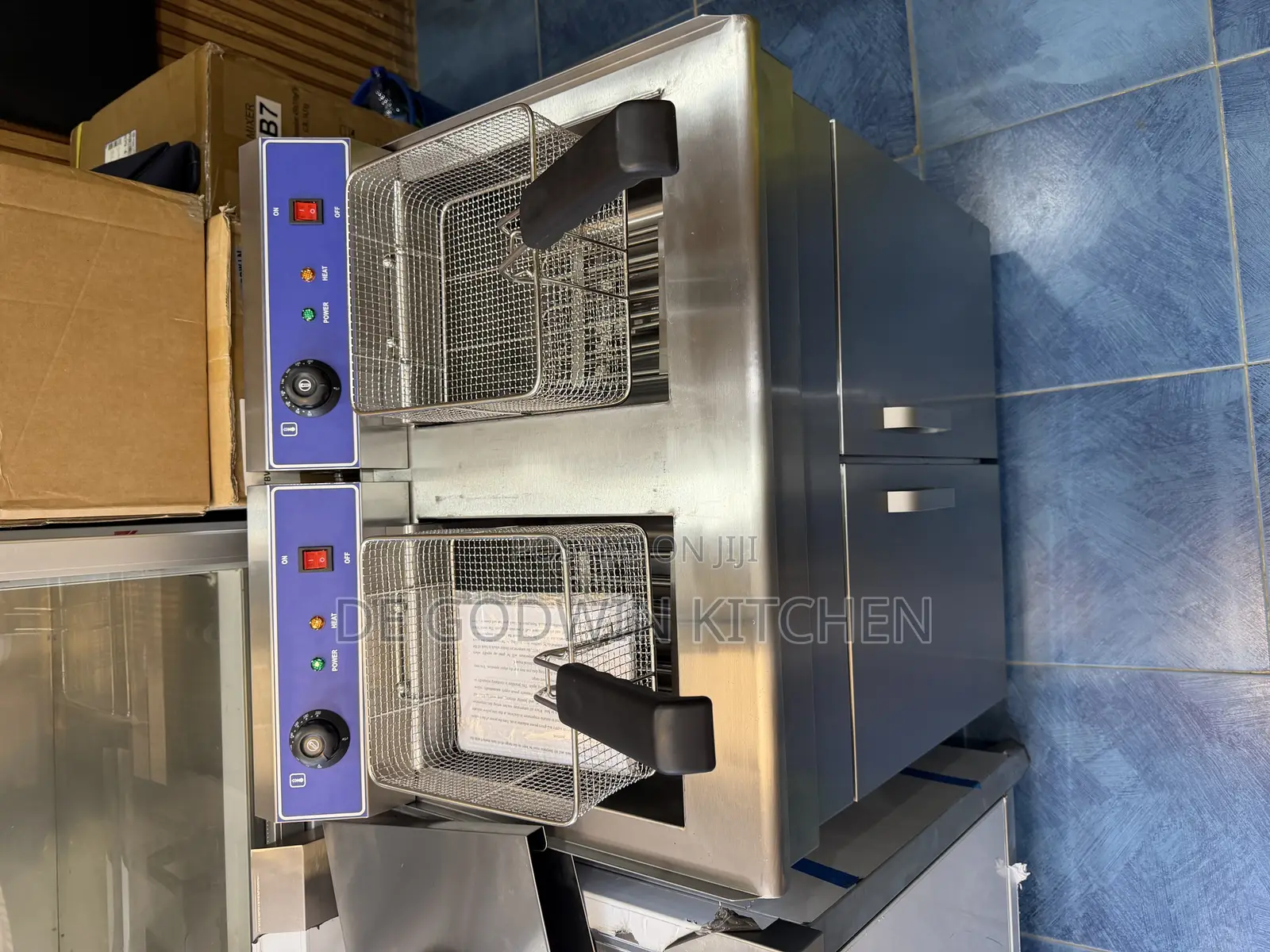 High Quality 2tank Gas Deep Fryer