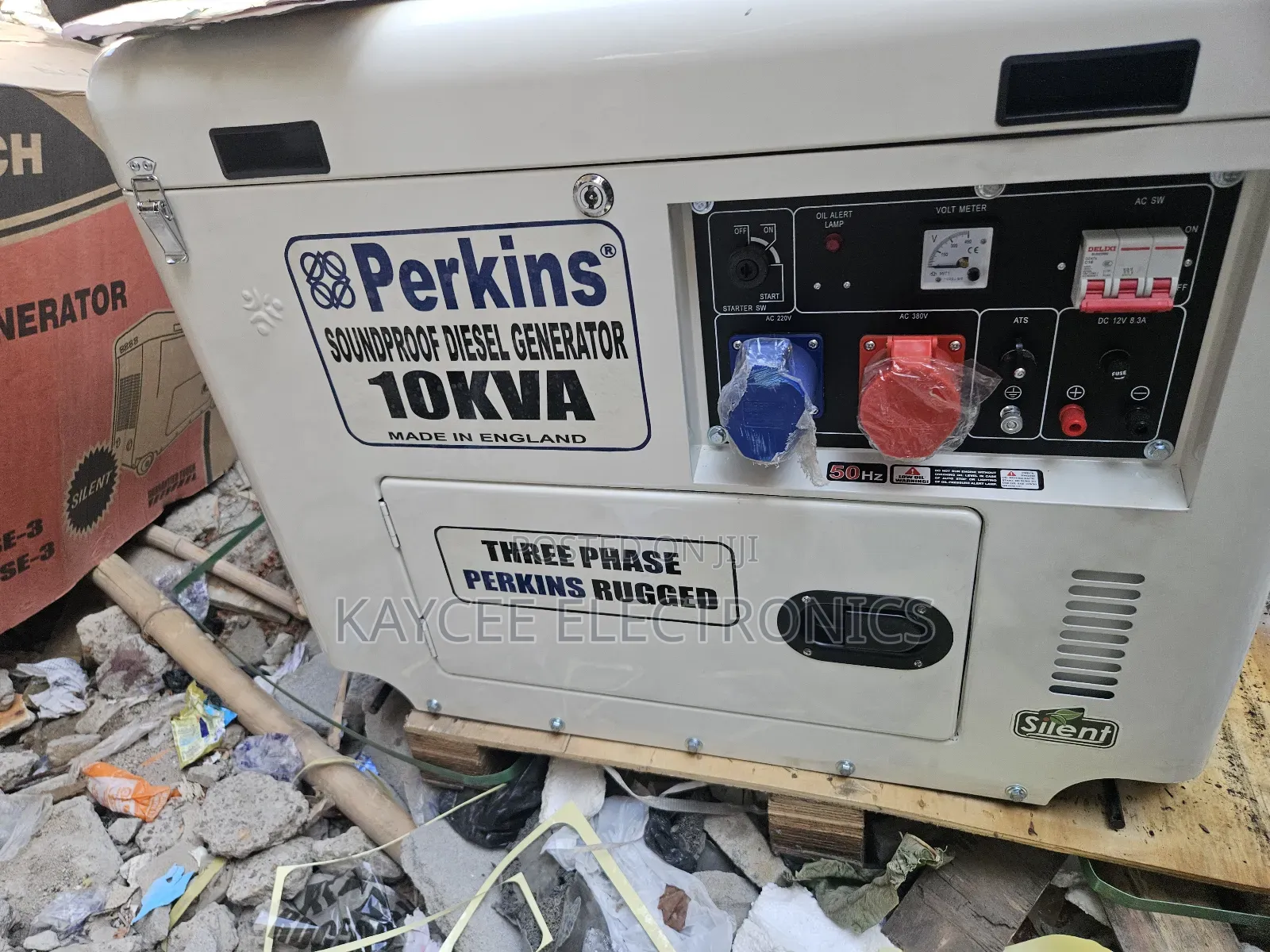 Silent 10kva Perkins Generator  Copper – Best for 3face Business