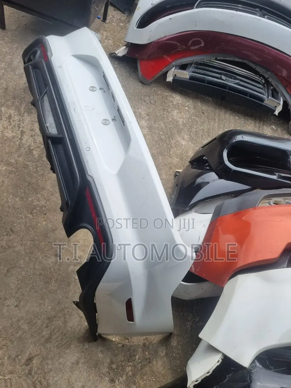 Rear Bumper With Sensors and Reflectors for Mustang 2018-2022