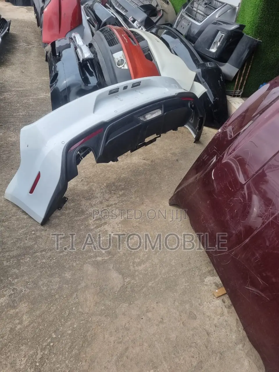 Rear Bumper With Sensors and Reflectors for Mustang 2018-2022