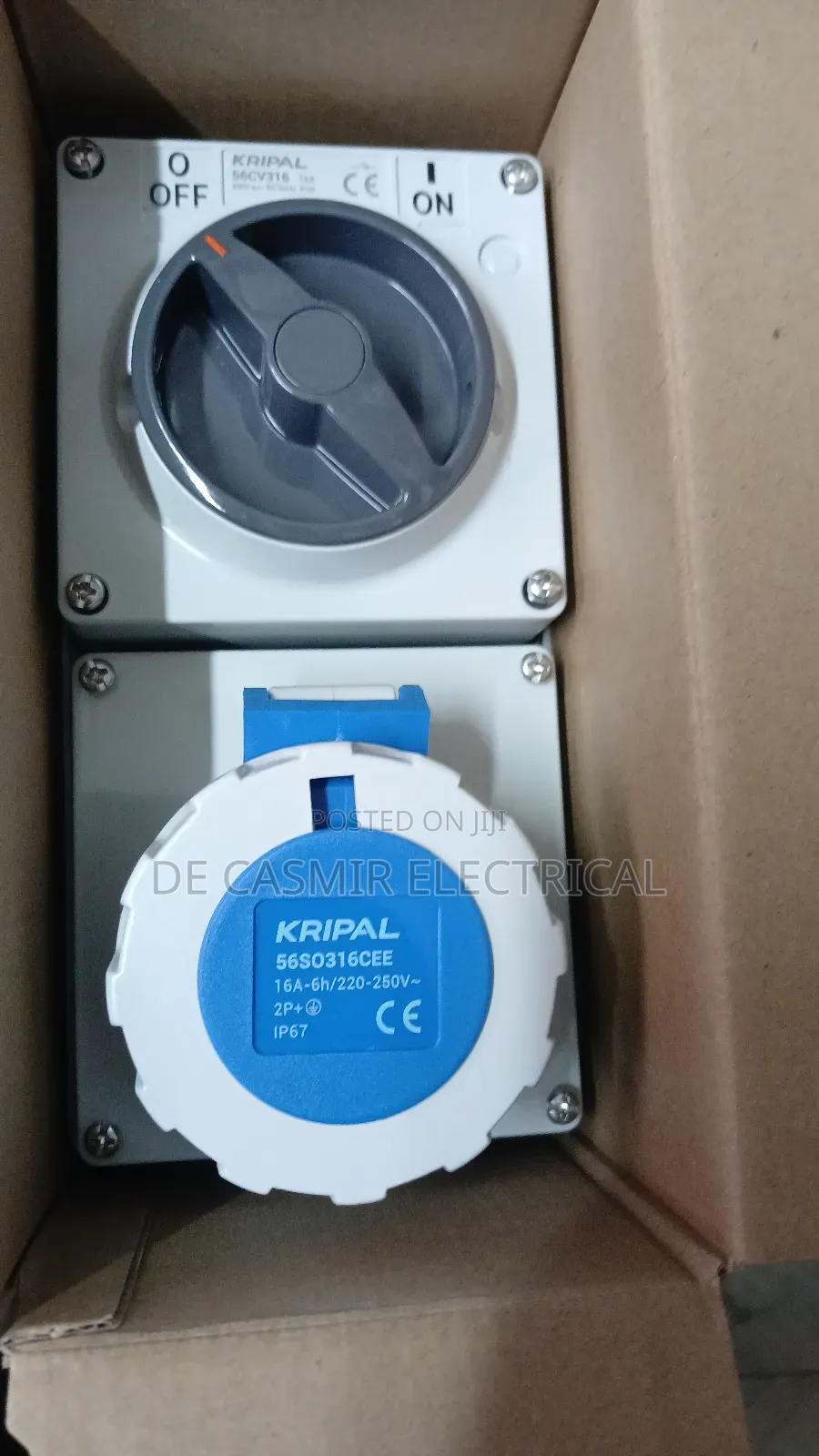 16a 3pin Kripal Switch With Socket