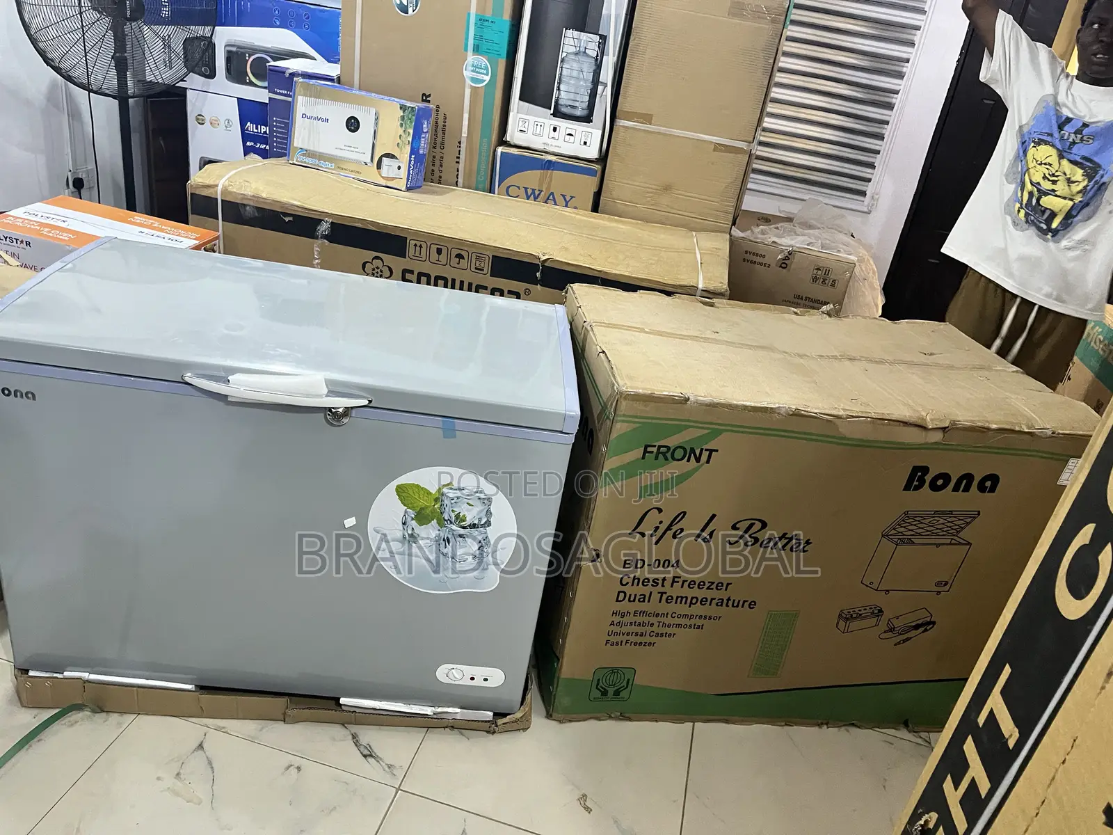 Bona 308l Inverter Chest Freezer Bd-004 – Energy Saving Deep Freezer