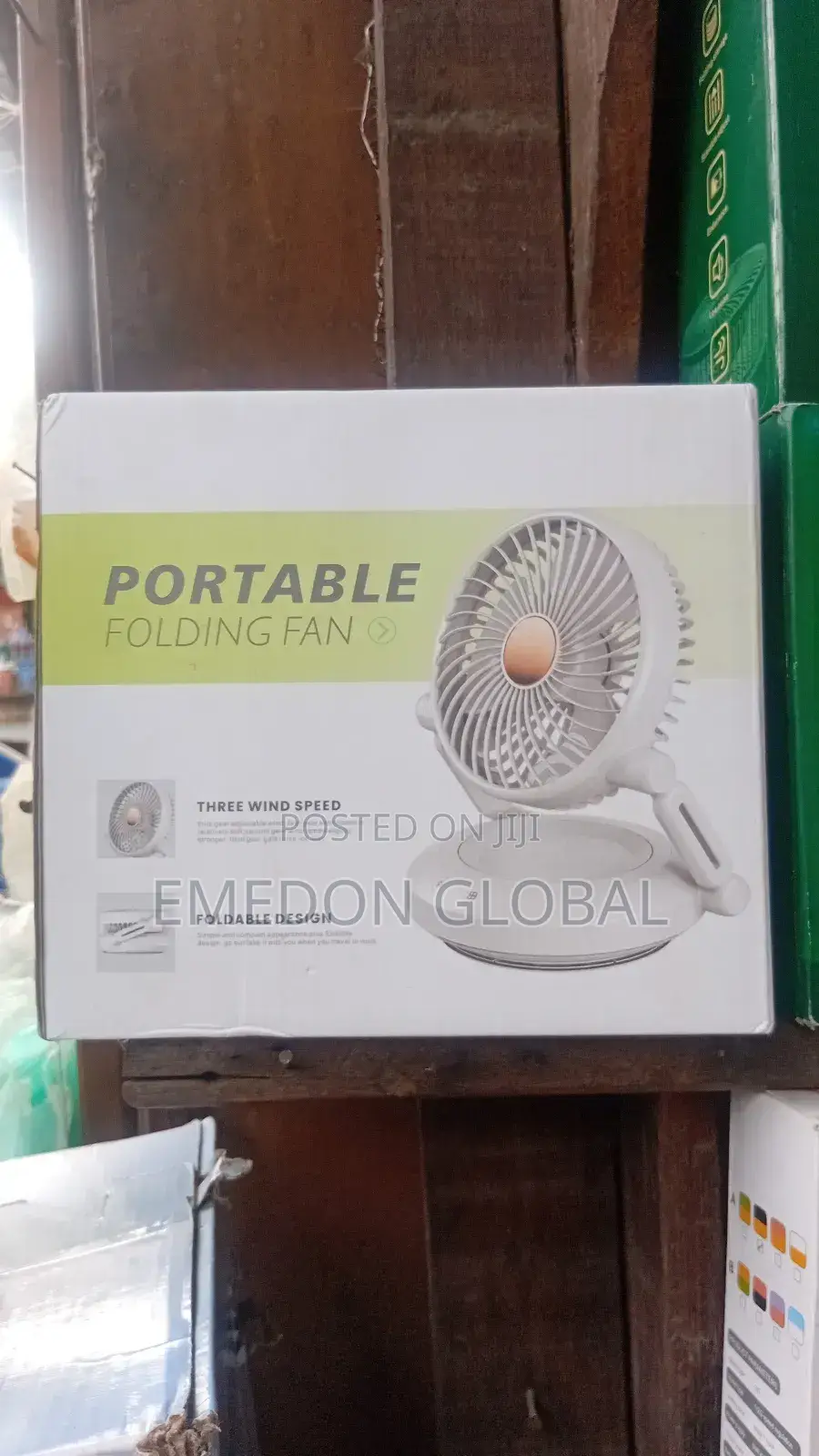 Portable Foldable Desk Fan.