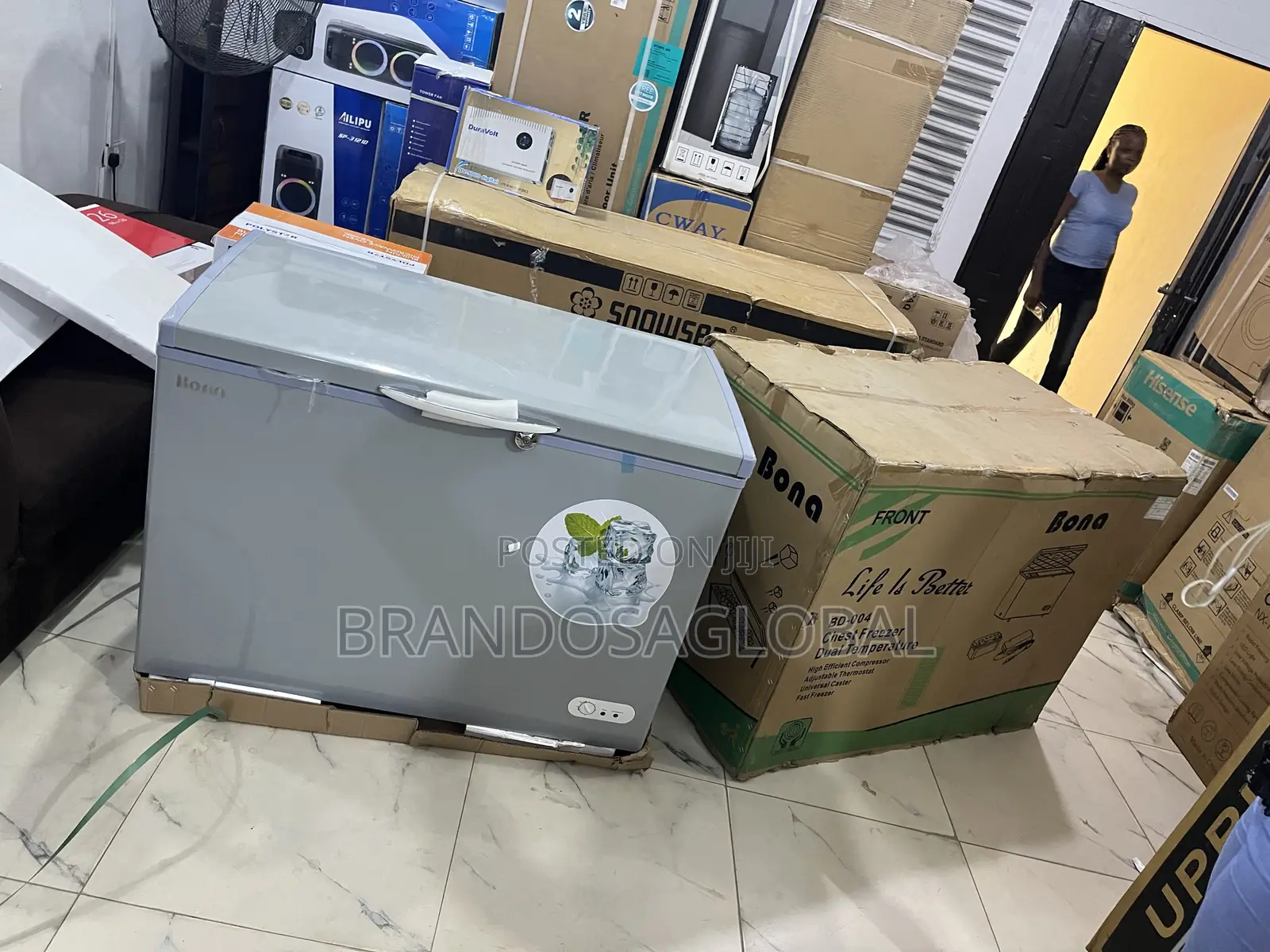 Bona 308l Inverter Chest Freezer Bd-004 –Low Power Consumption Freezer