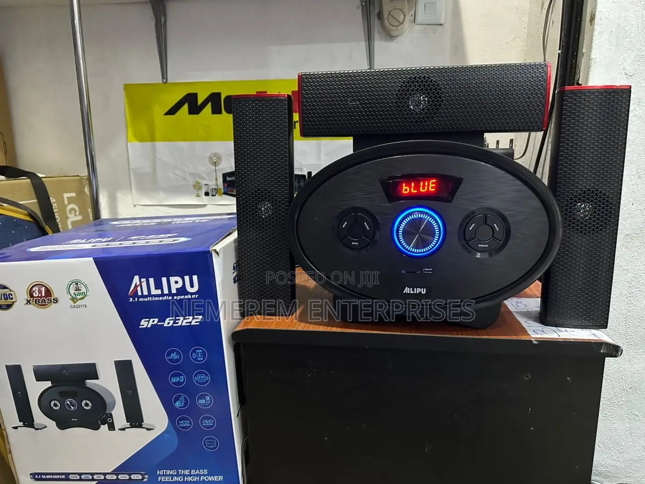 Original Ailipu Sp-6322 3.1 Bluetooth Home Theater - Super Bass