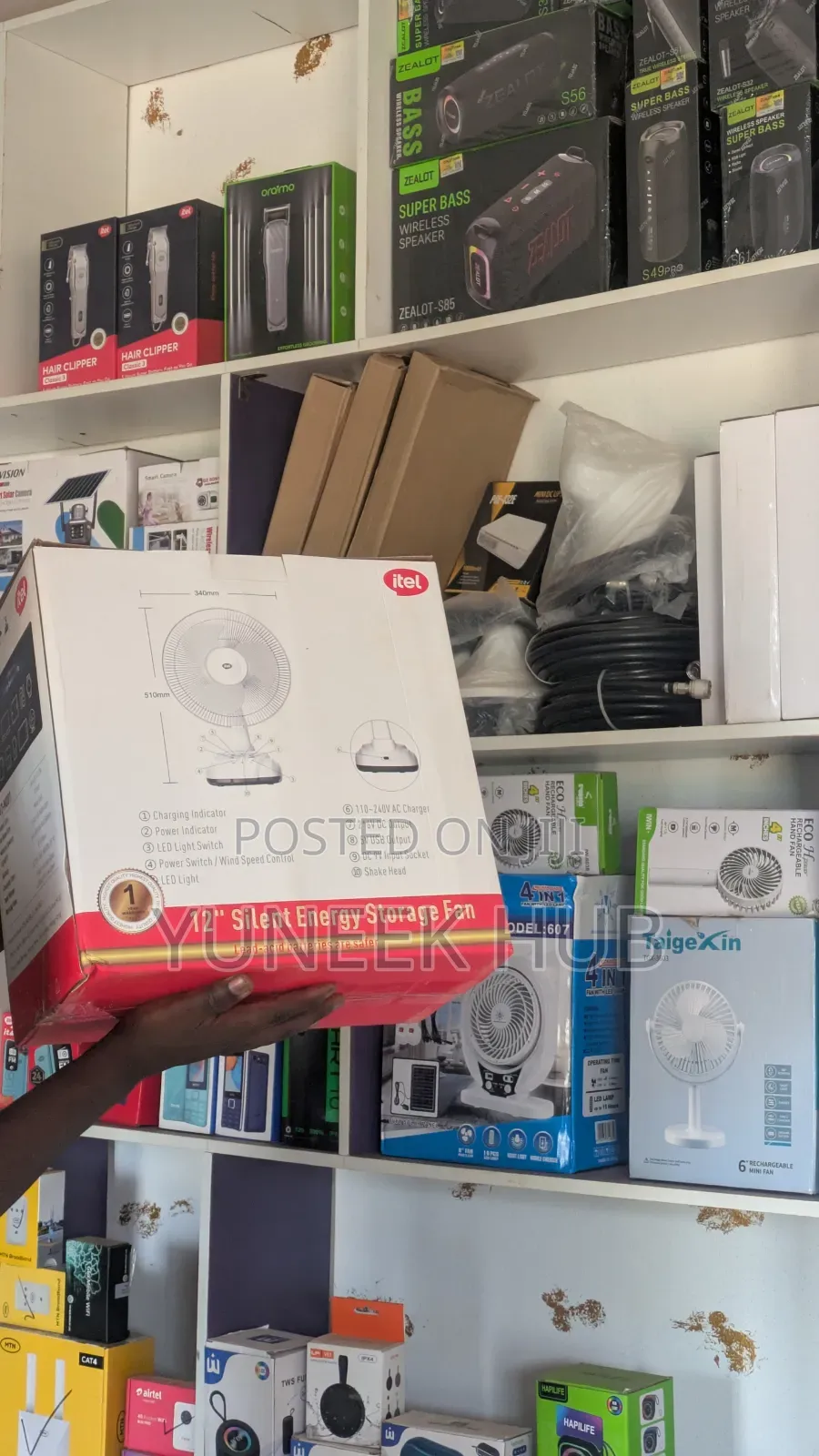 Itel Lonter Fan 12"