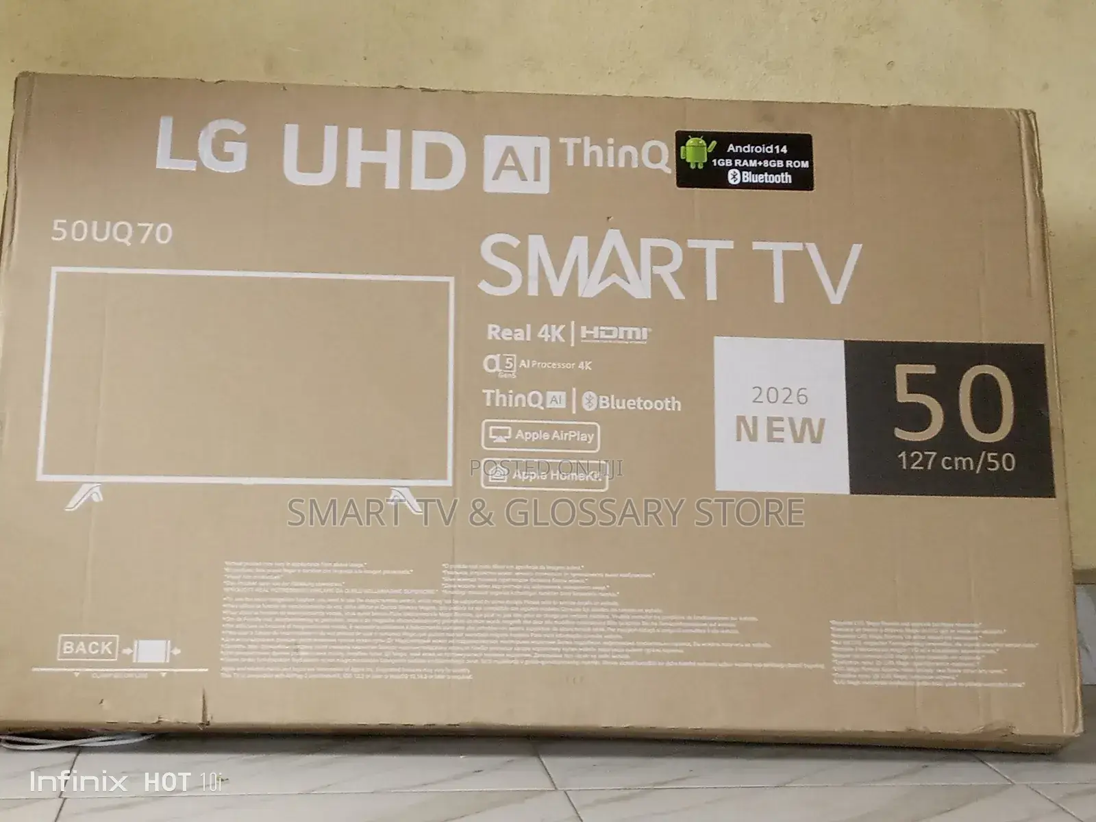 Wifi Bluetooth Thinq A1 50 Inches Tv