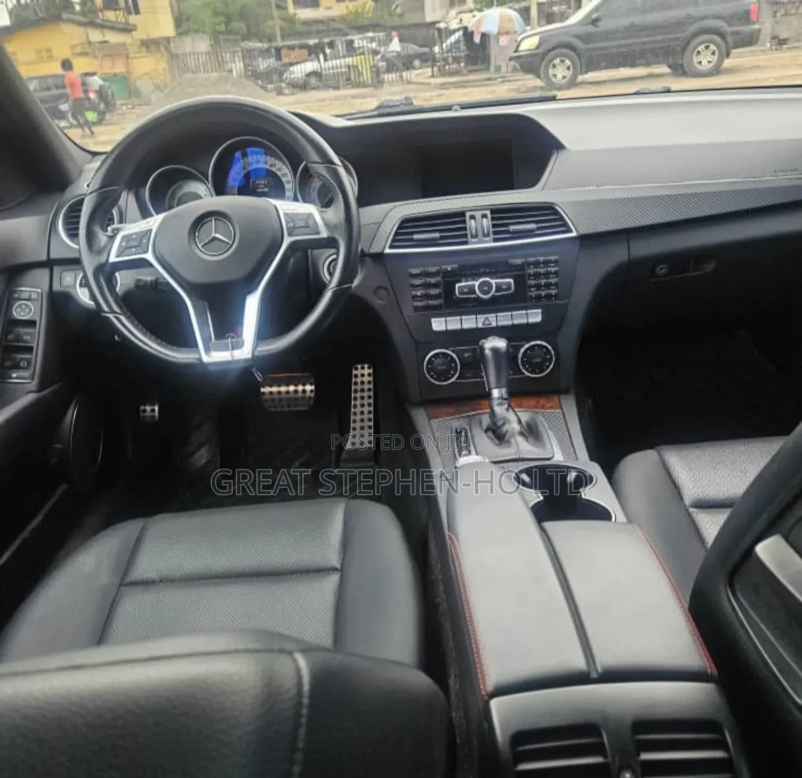 Mercedes-Benz C300 Luxury 4Matic Sedan AWD (3.5L 6cyl 7A) 2013 Red
