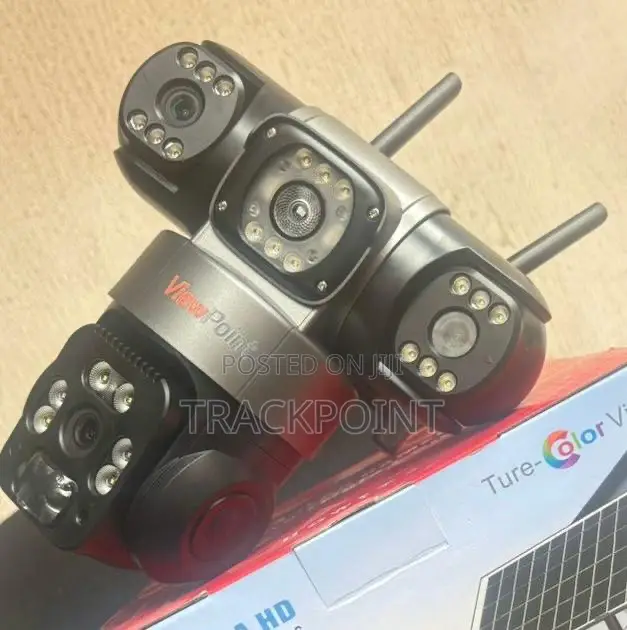 Triple Lens Smart CCTV Camera With Ultra Wide Coverage