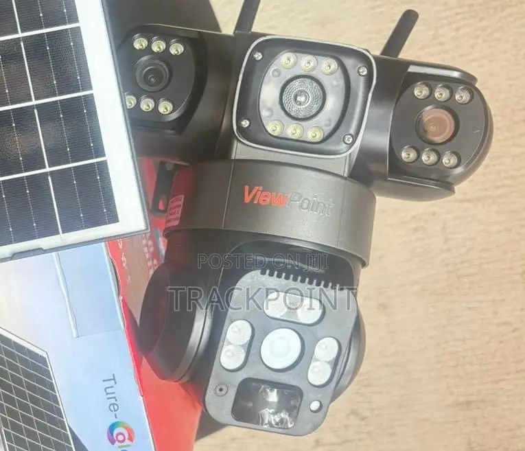 Triple Lens Smart CCTV Camera With Ultra Wide Coverage