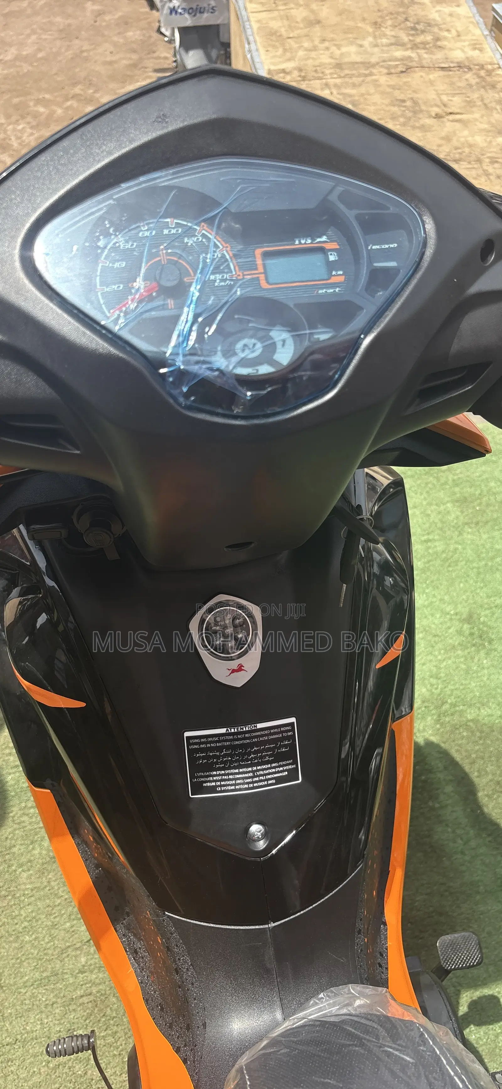 New TVS Rockz 125 2026 Orange