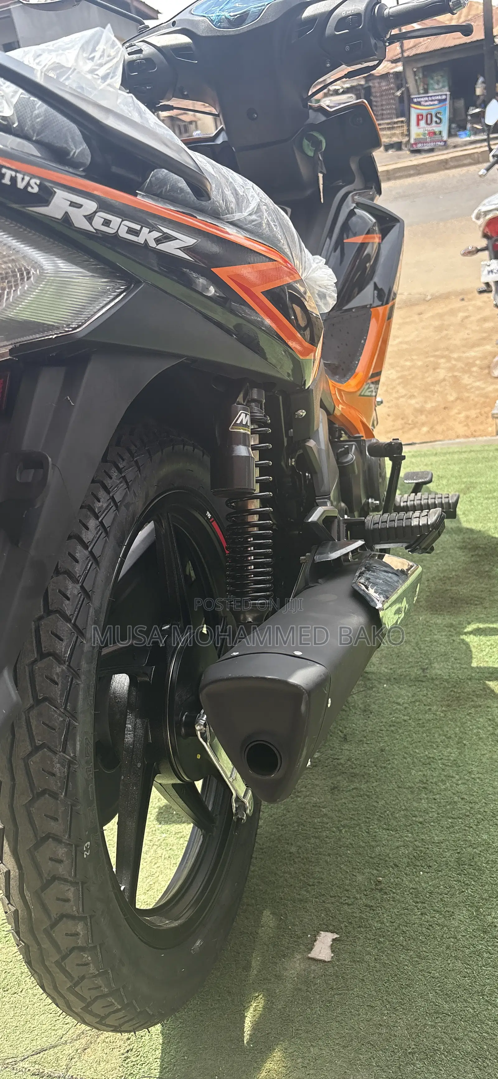 New TVS Rockz 125 2026 Orange