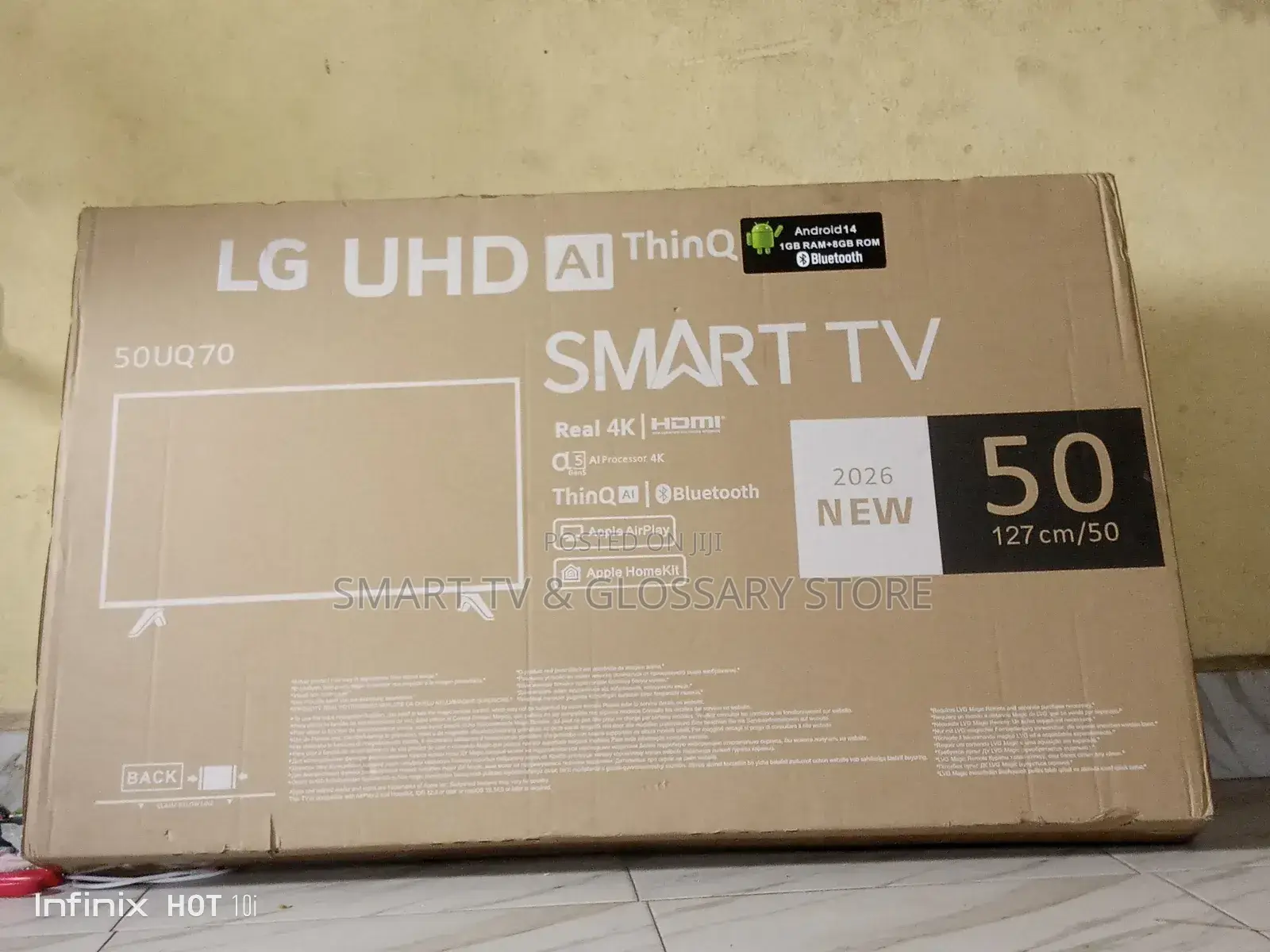 Lg 50 Inches Long With Google Play and Satellite