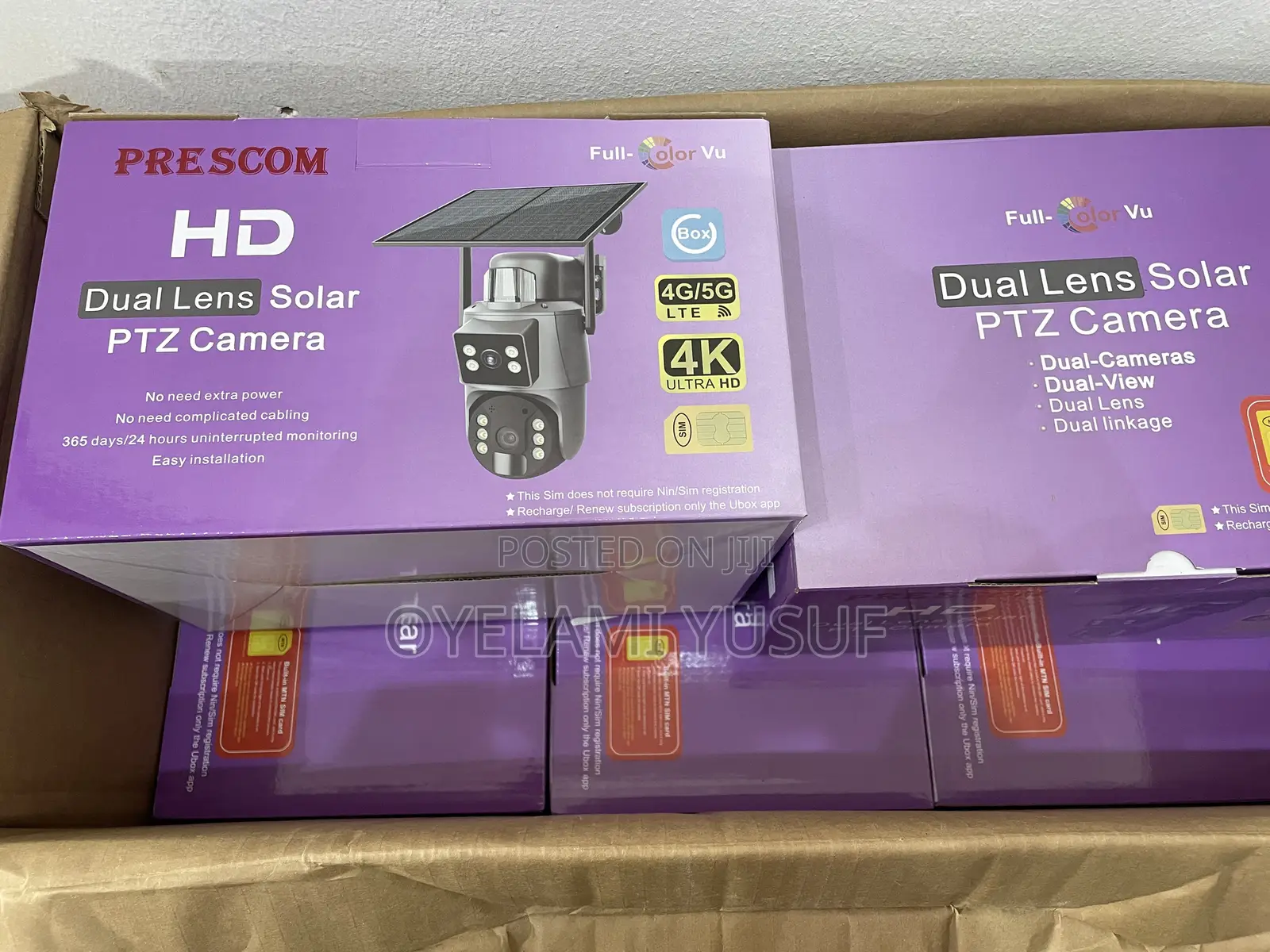 Ubox Dual Lens Solar Camera