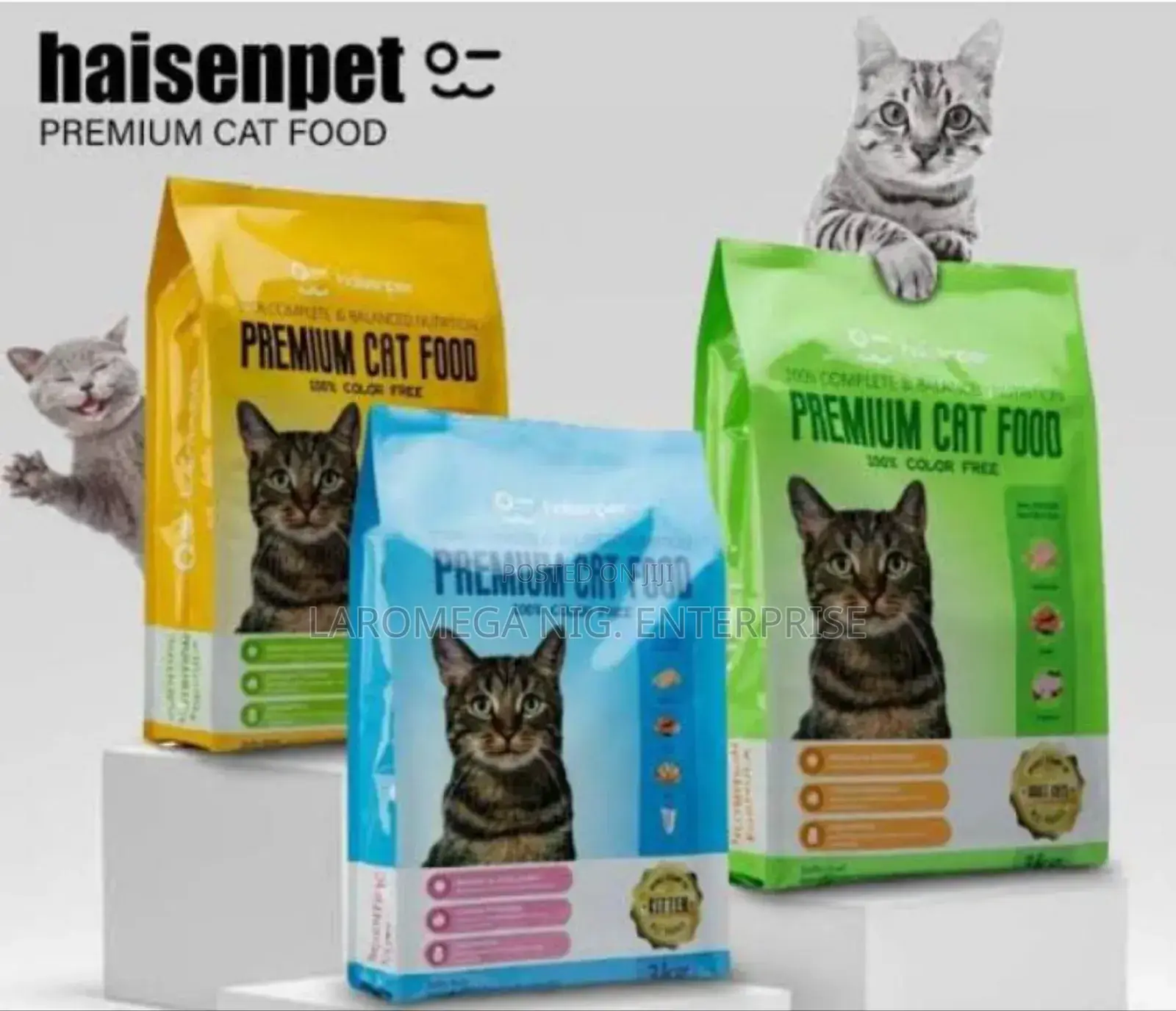 Haisenpet Adult Cat and Kitten Dry Food (3kg and 7kg)