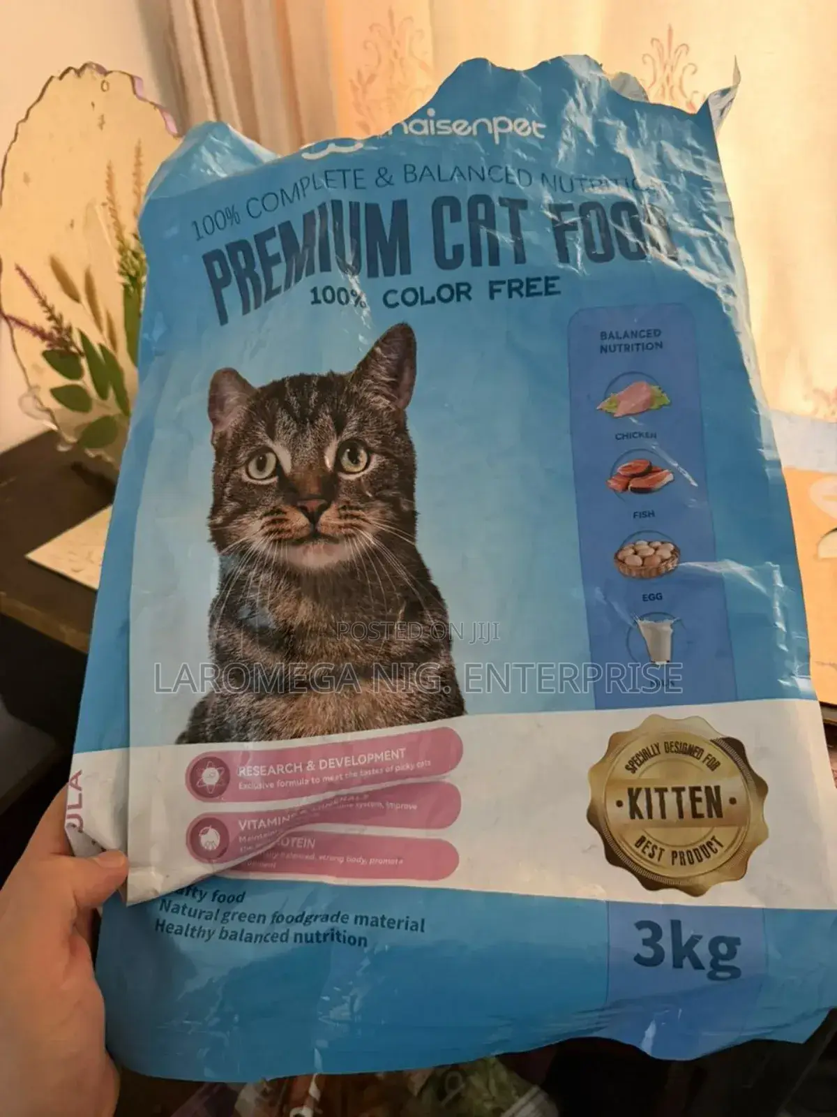 Haisenpet Adult Cat and Kitten Dry Food (3kg and 7kg)