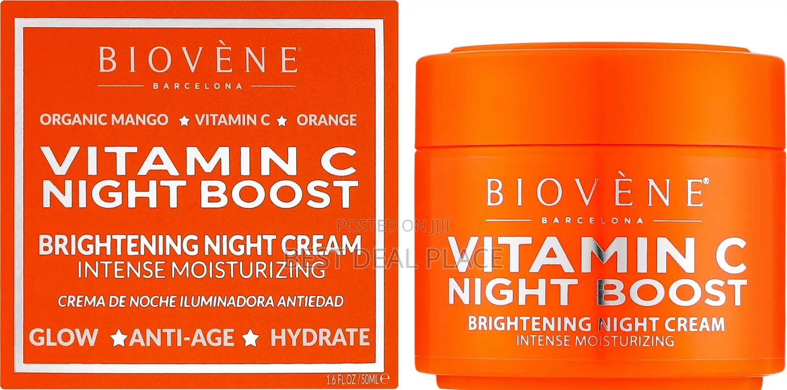 Biovene Vitamin C Night Boost Brightening Night Cream Original From Uk