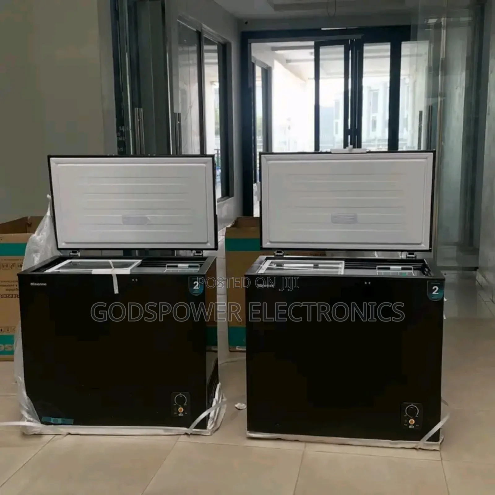 Hisense Deep Freezer Super Fast Fast Freezing With Top Glass Cover