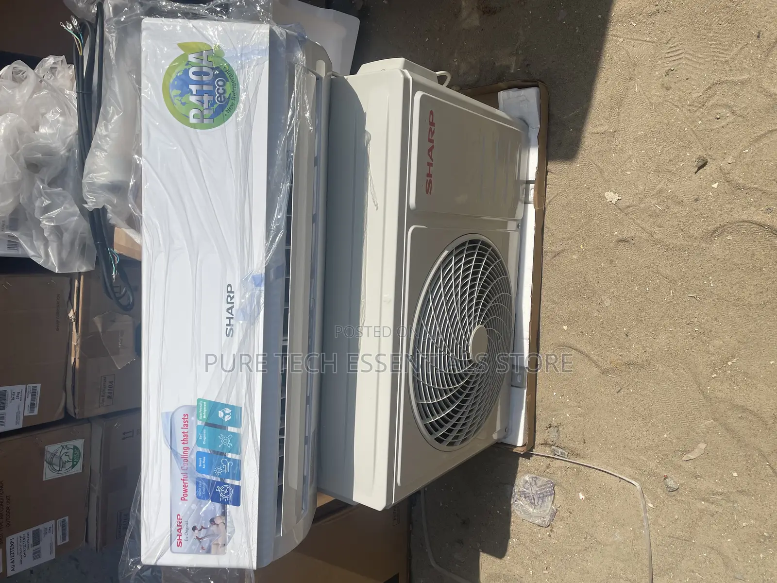 New 1.Hp Inverter Sharp Air Conditioner With Kits