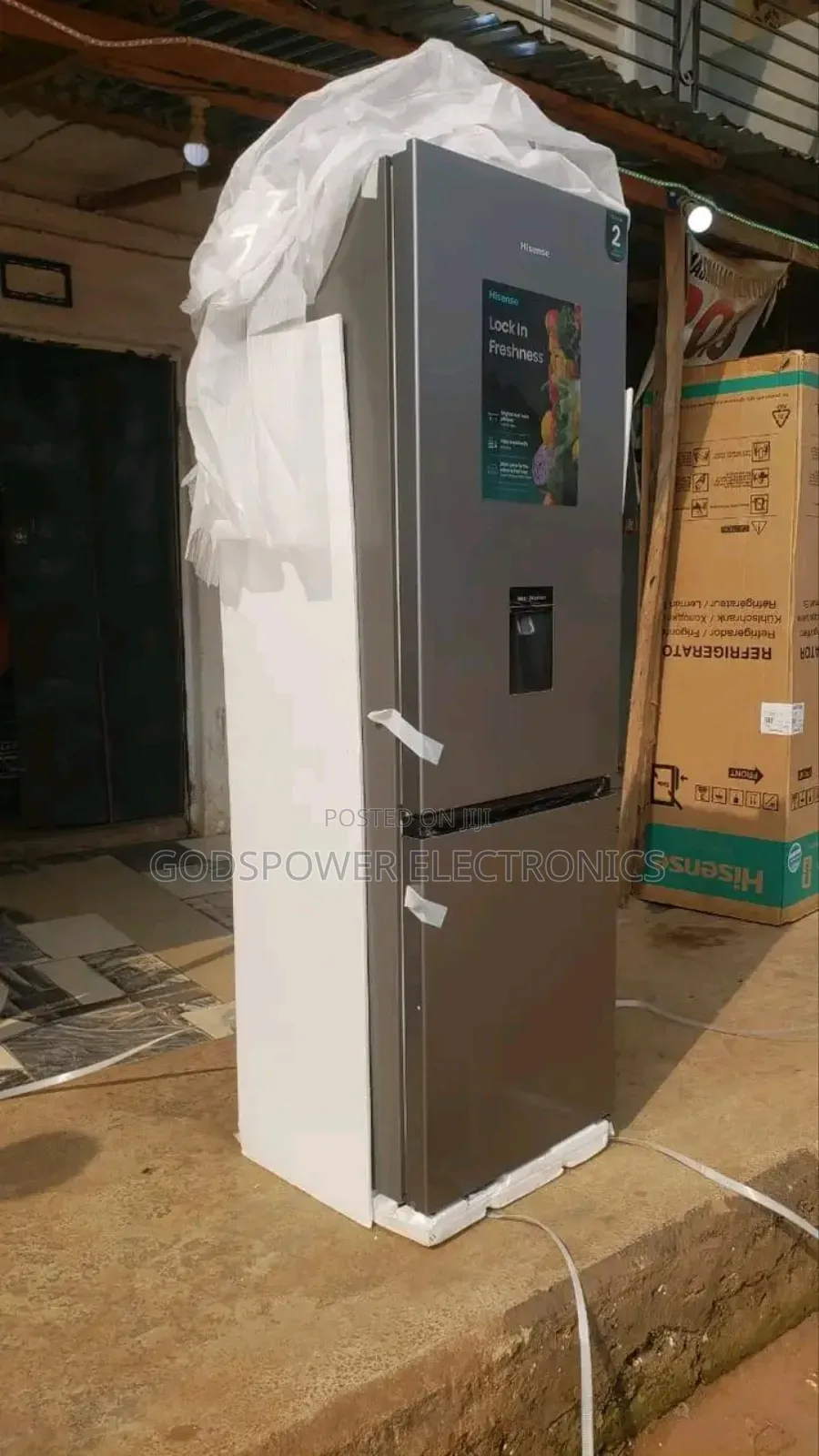 Hisense Double Door Refrigerator Ref-35dcb Bottom Freezer