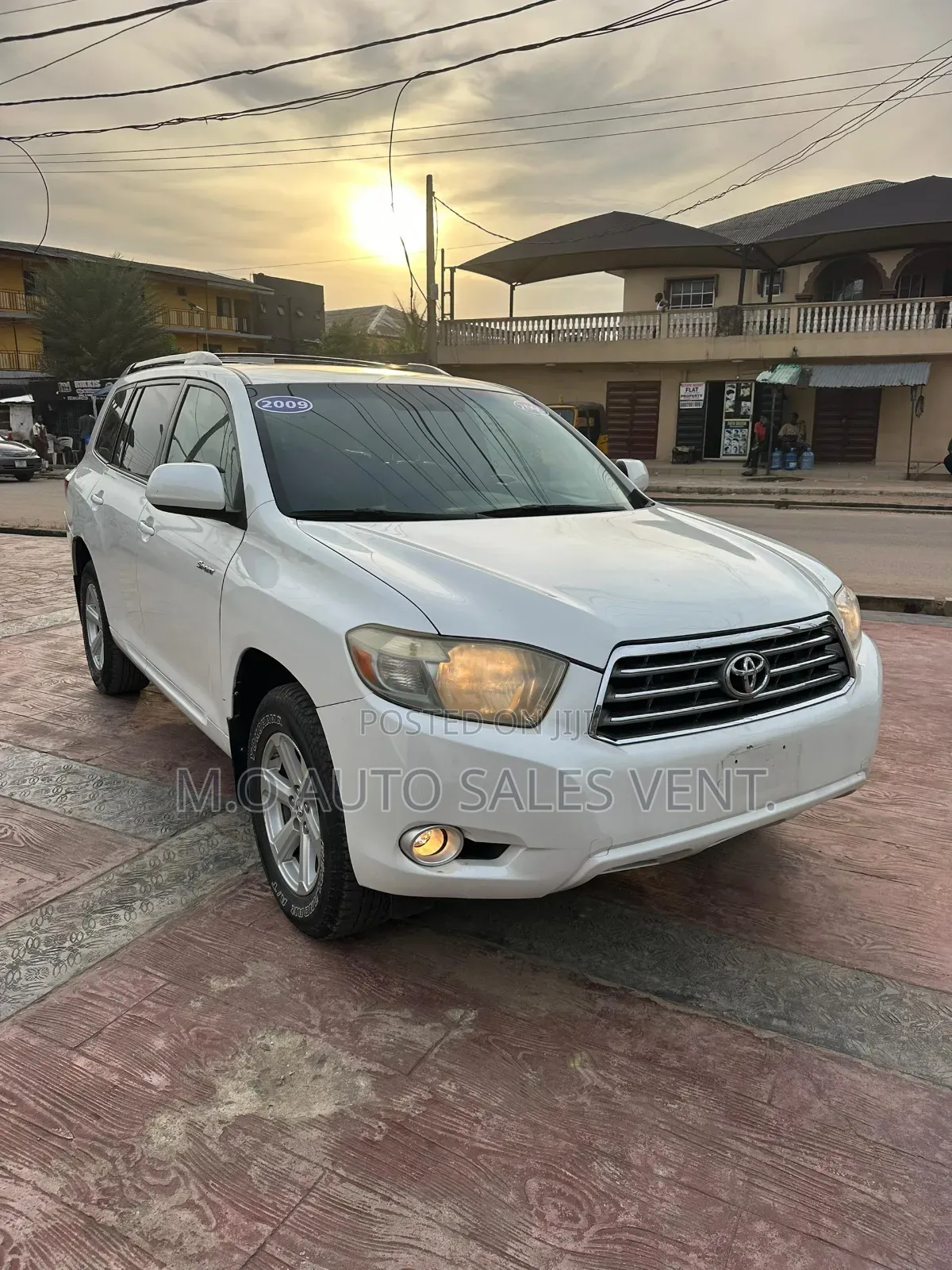 Toyota Highlander Sport 2009 White