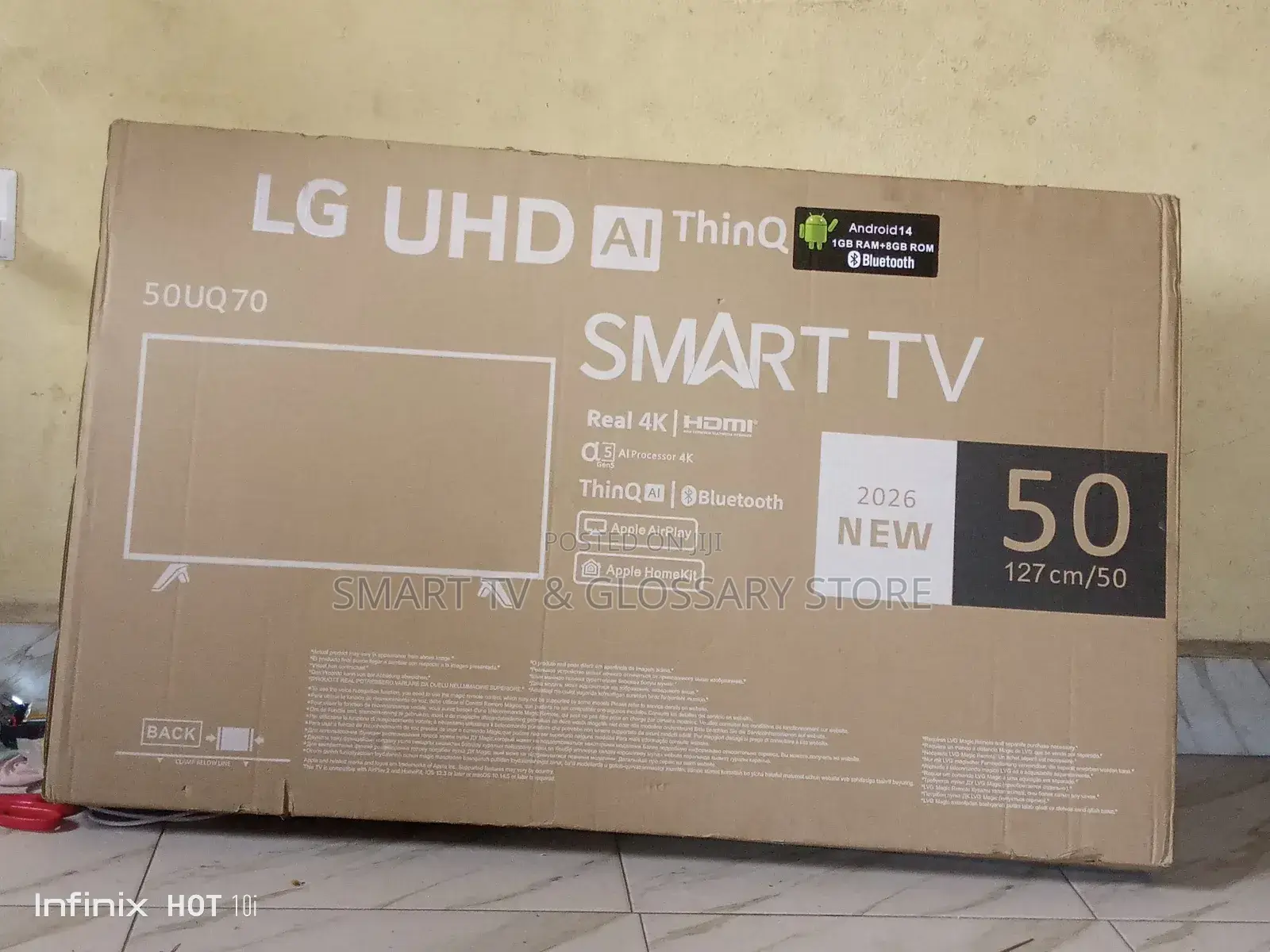 Lg Upgraded Smart Tv 50 Inches