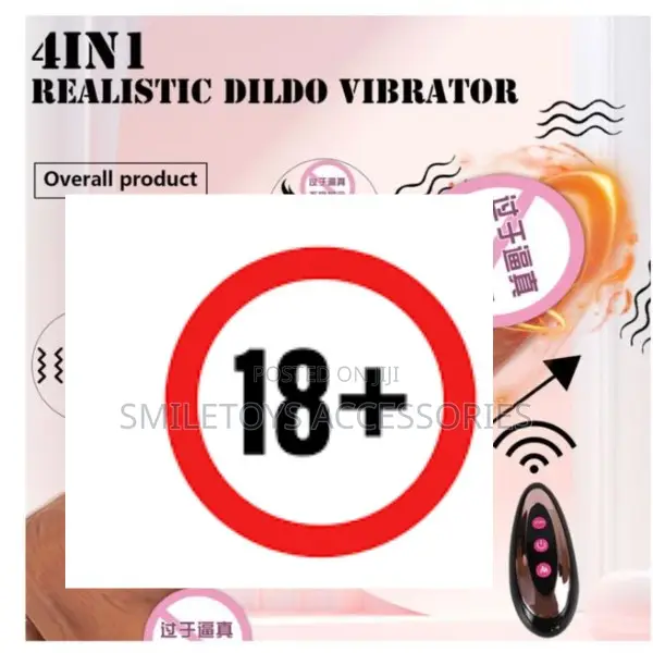 Vibrating 8 Inches Realistic 360 Rotating Dildo
