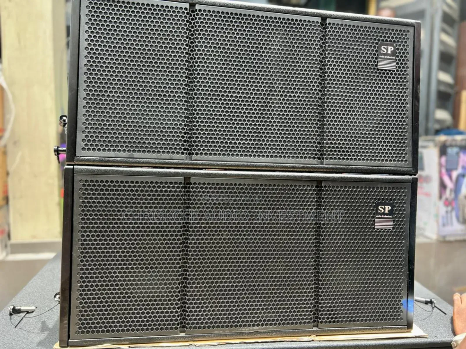 Sound Prince Sp M210 Double 10" Line Array Speaker -Pair
