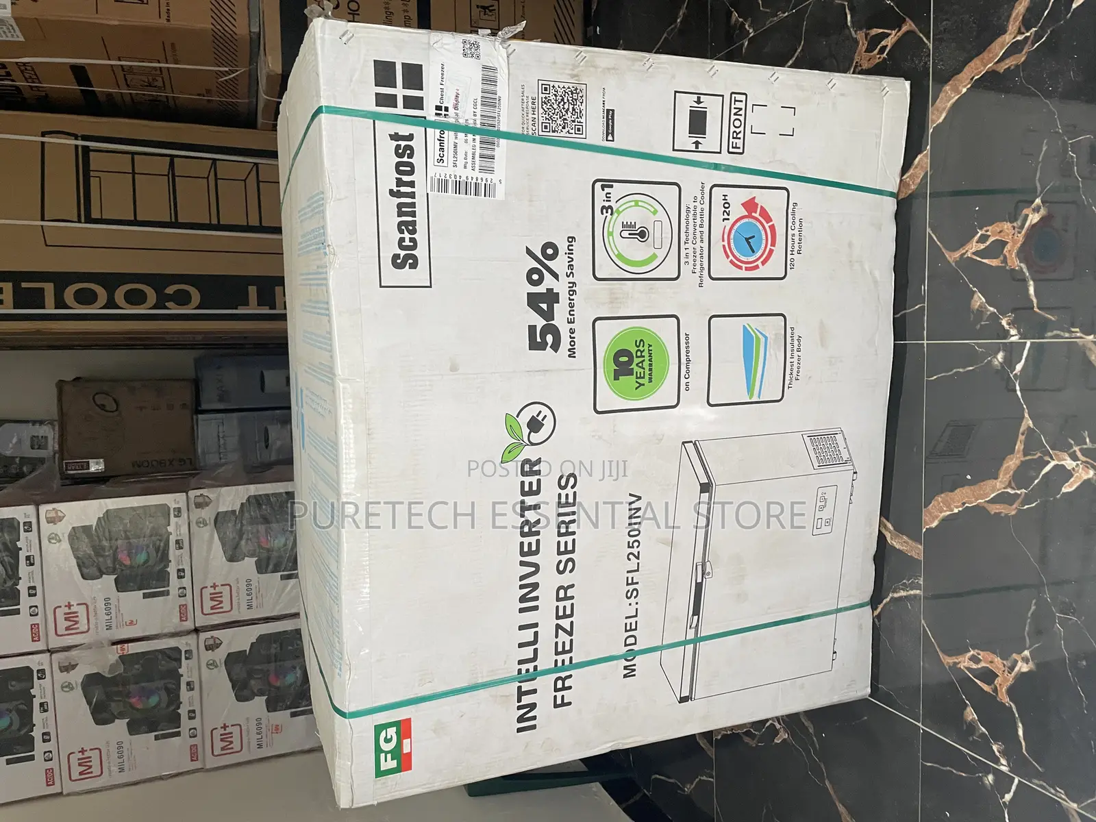 Original Scan-Frost 250 Liters Inverter Chest Freezer